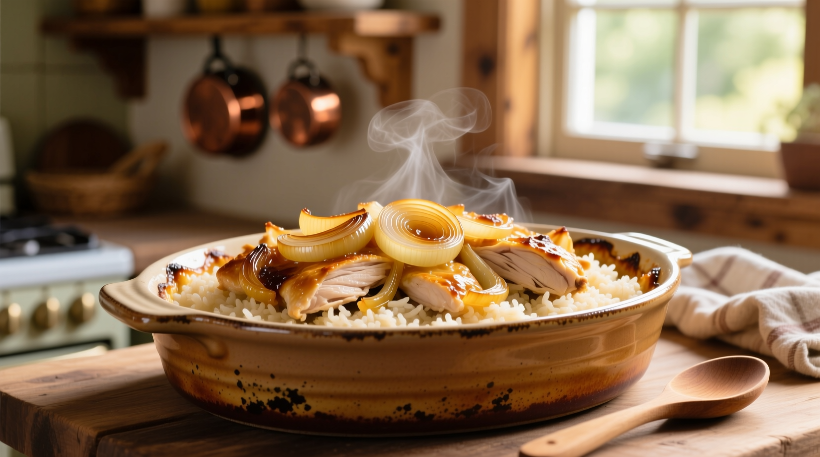 French Onion Chicken and Rice Bake: Perfekte Zubereitung
