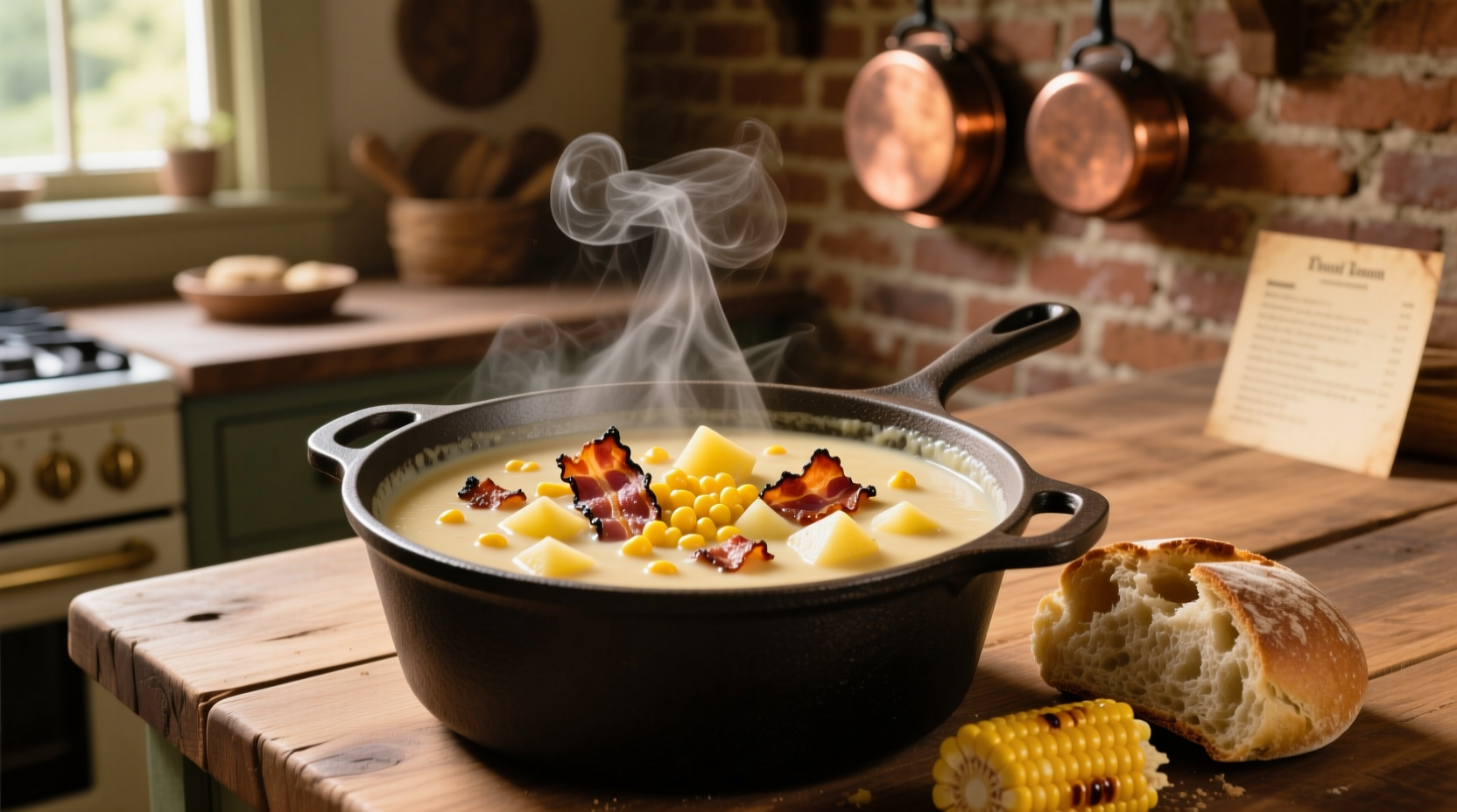 Perfect Bacon Potato Corn Chowder Recipe in 45 Minutes