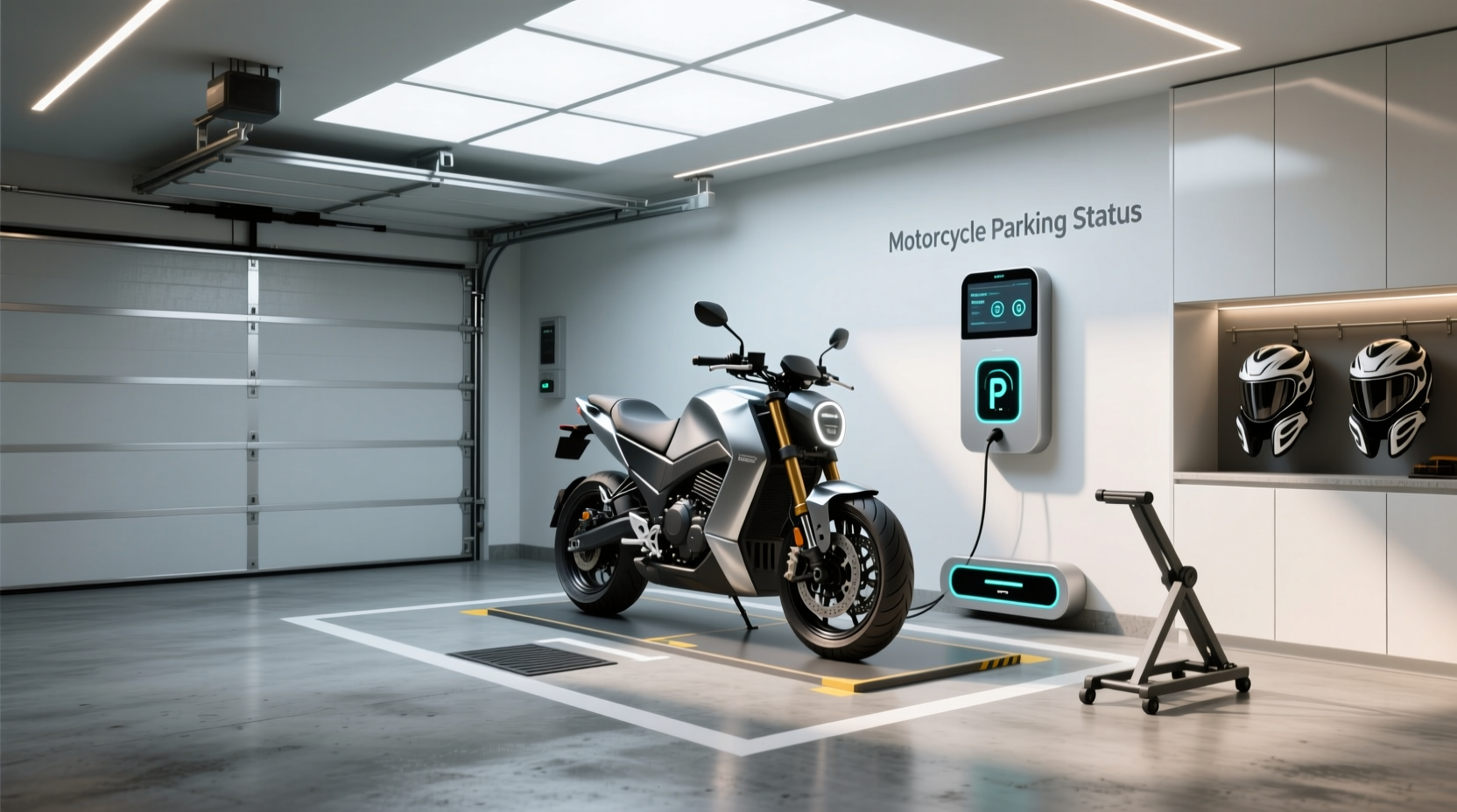 motorcycle smart parking system,Where can I park my motorcycle at home? buying guide