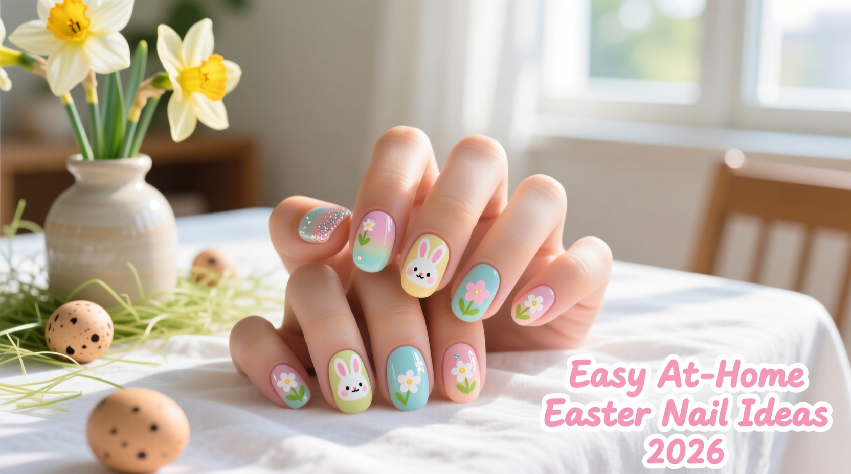 do at home easy easter naild