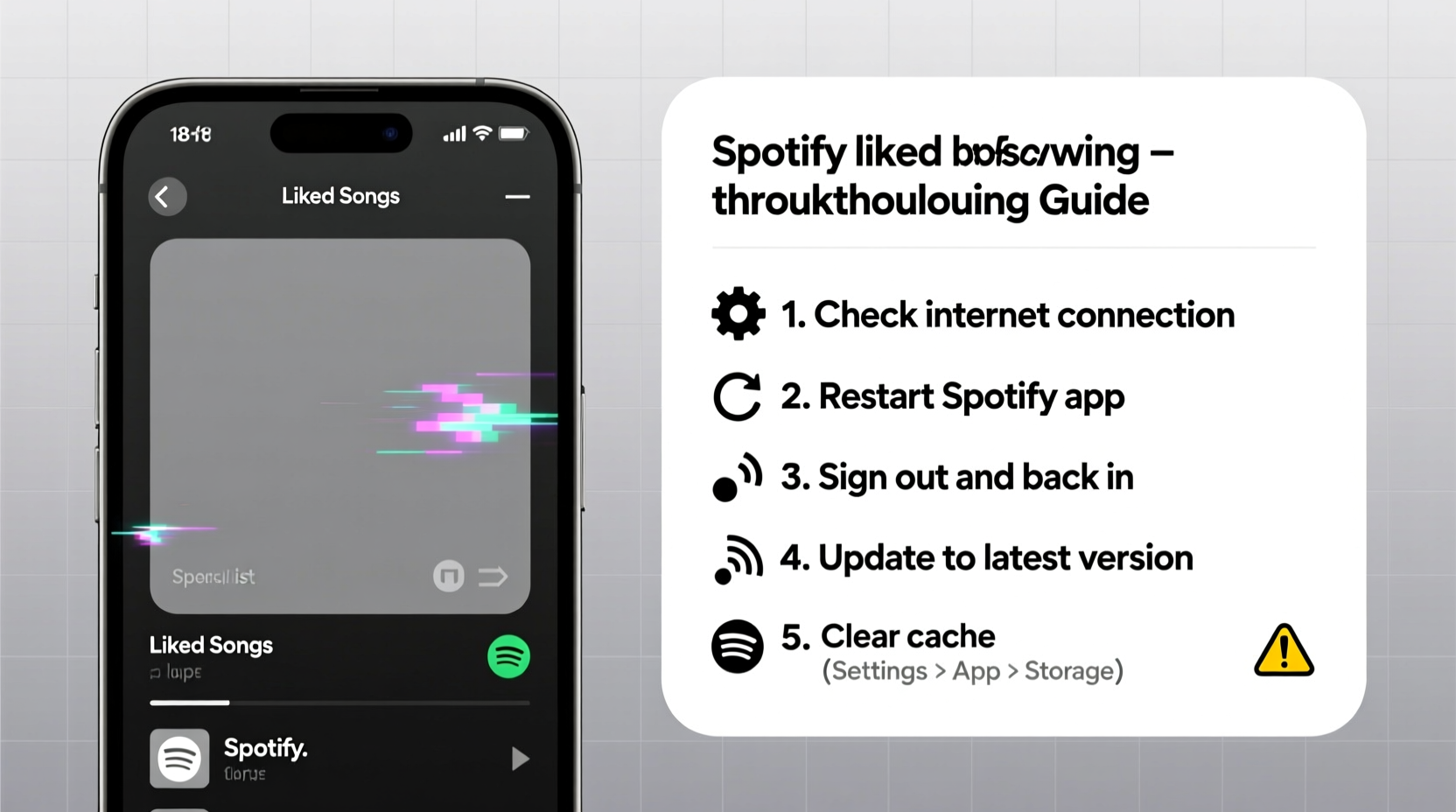 spotify liked songs not showing troubleshooting tips fixes