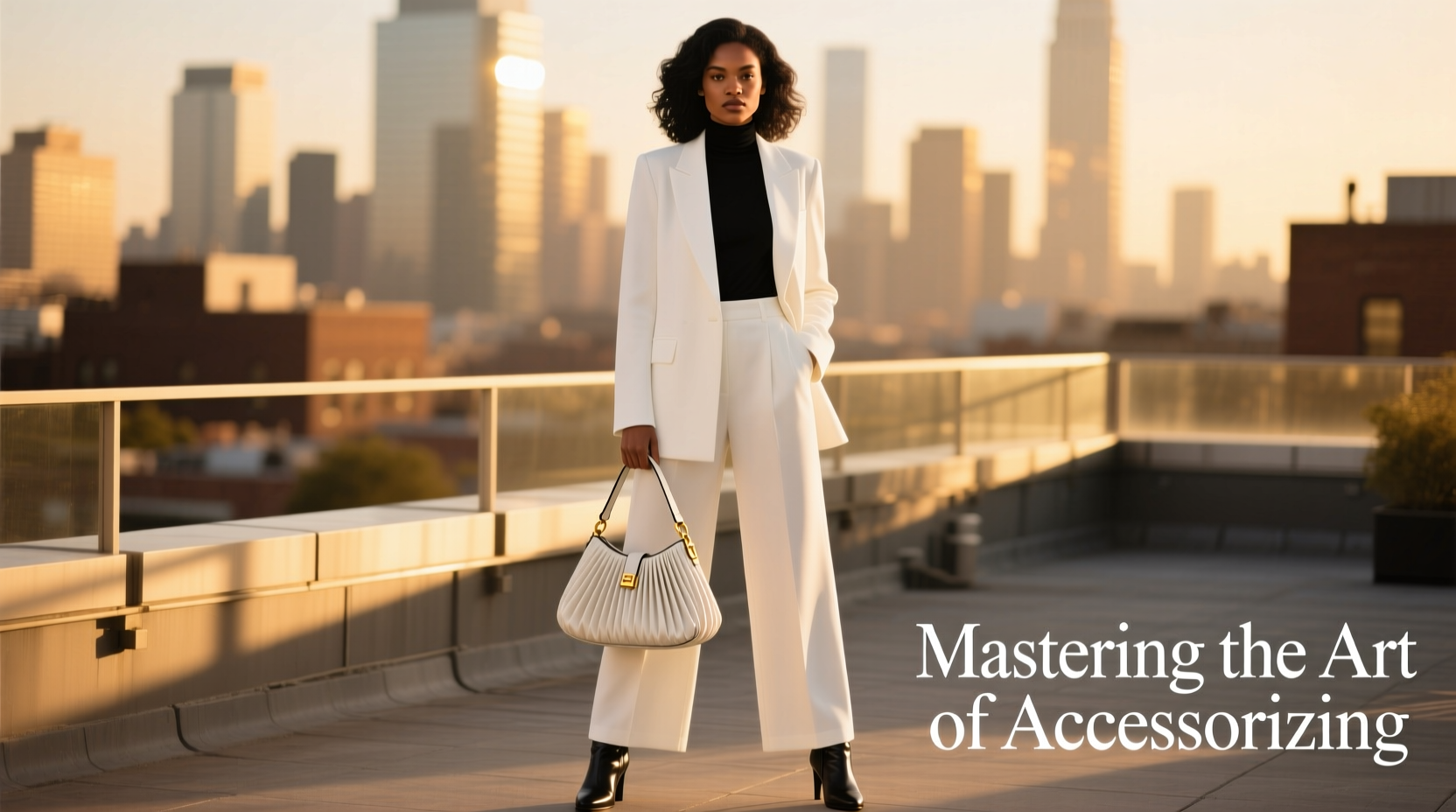 mastering the art of accessorizing with a pleated underarm bag for effortless style