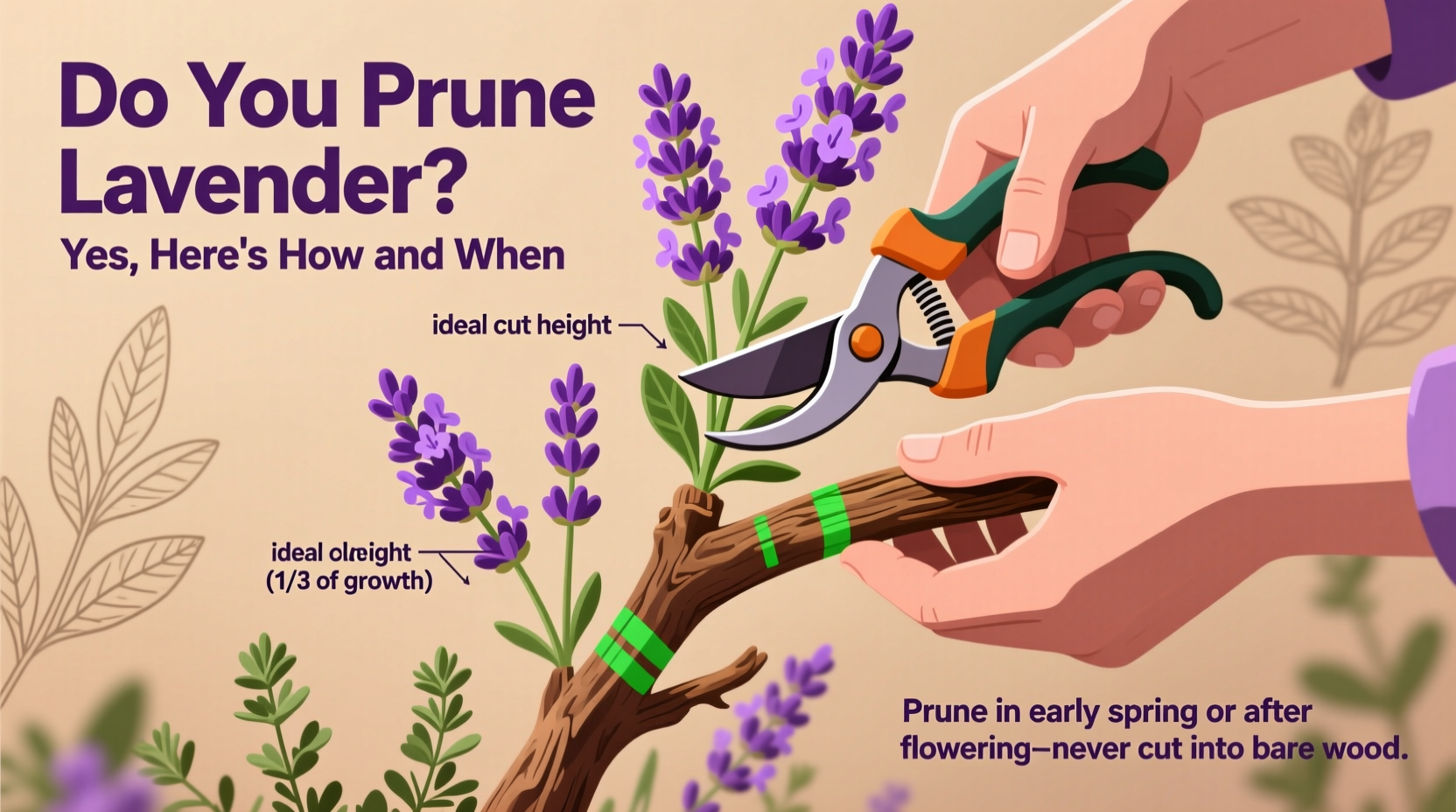 do you prune lavender
