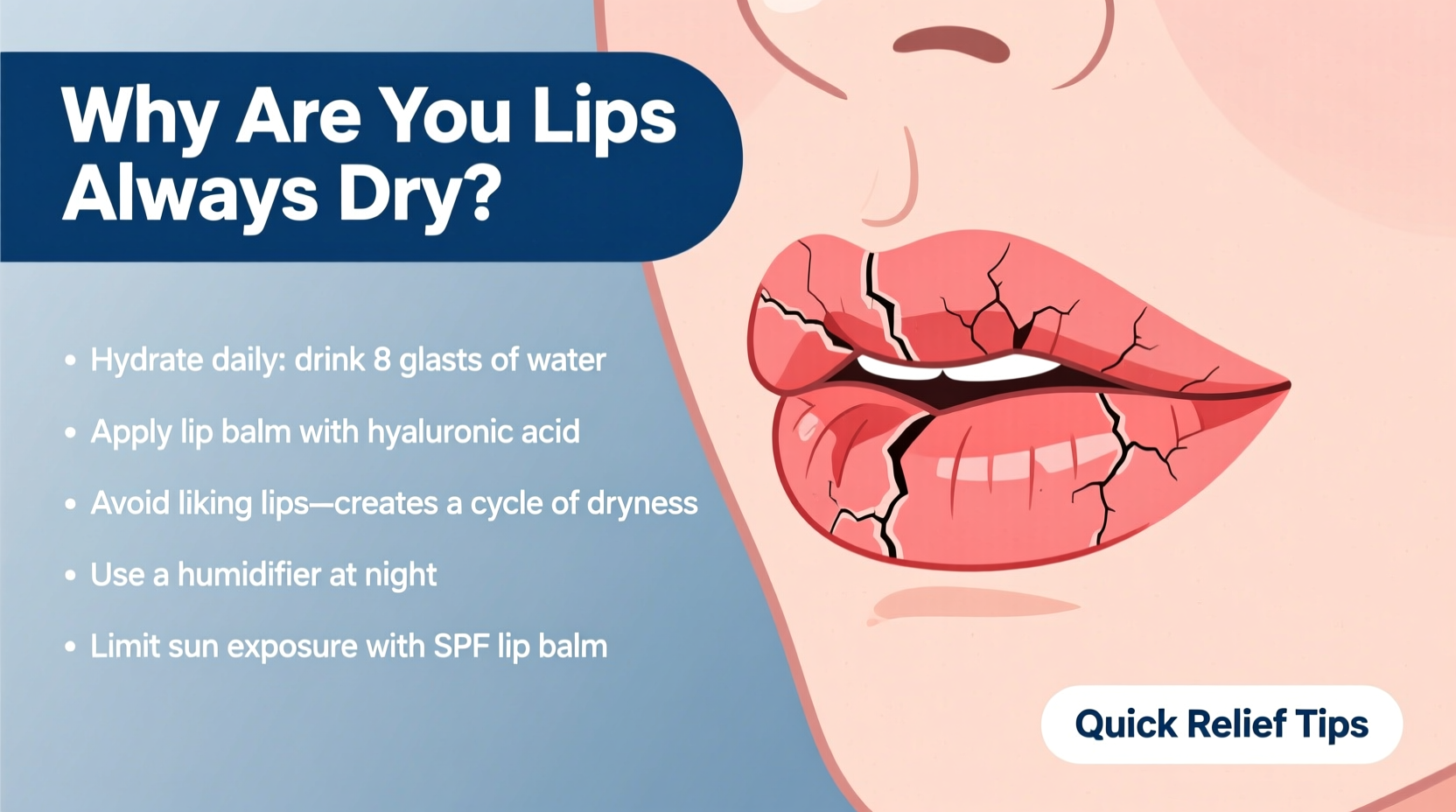 why are my lips always so dry causes quick relief tips