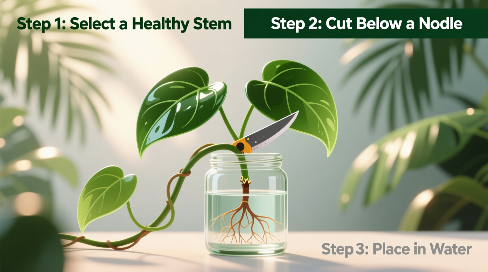 How to Propagate Pothos Cuttings Easily