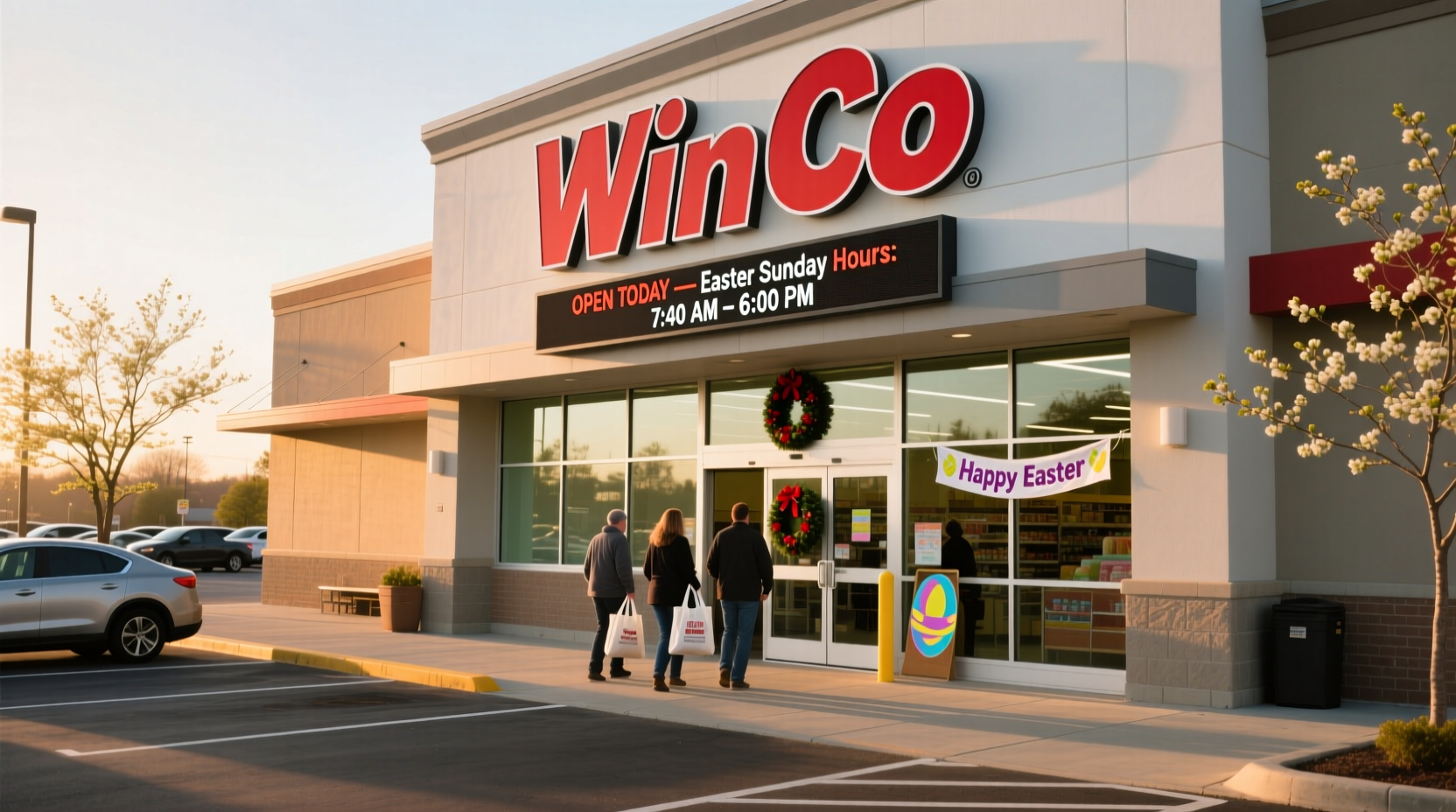 is winco open on easter sunday