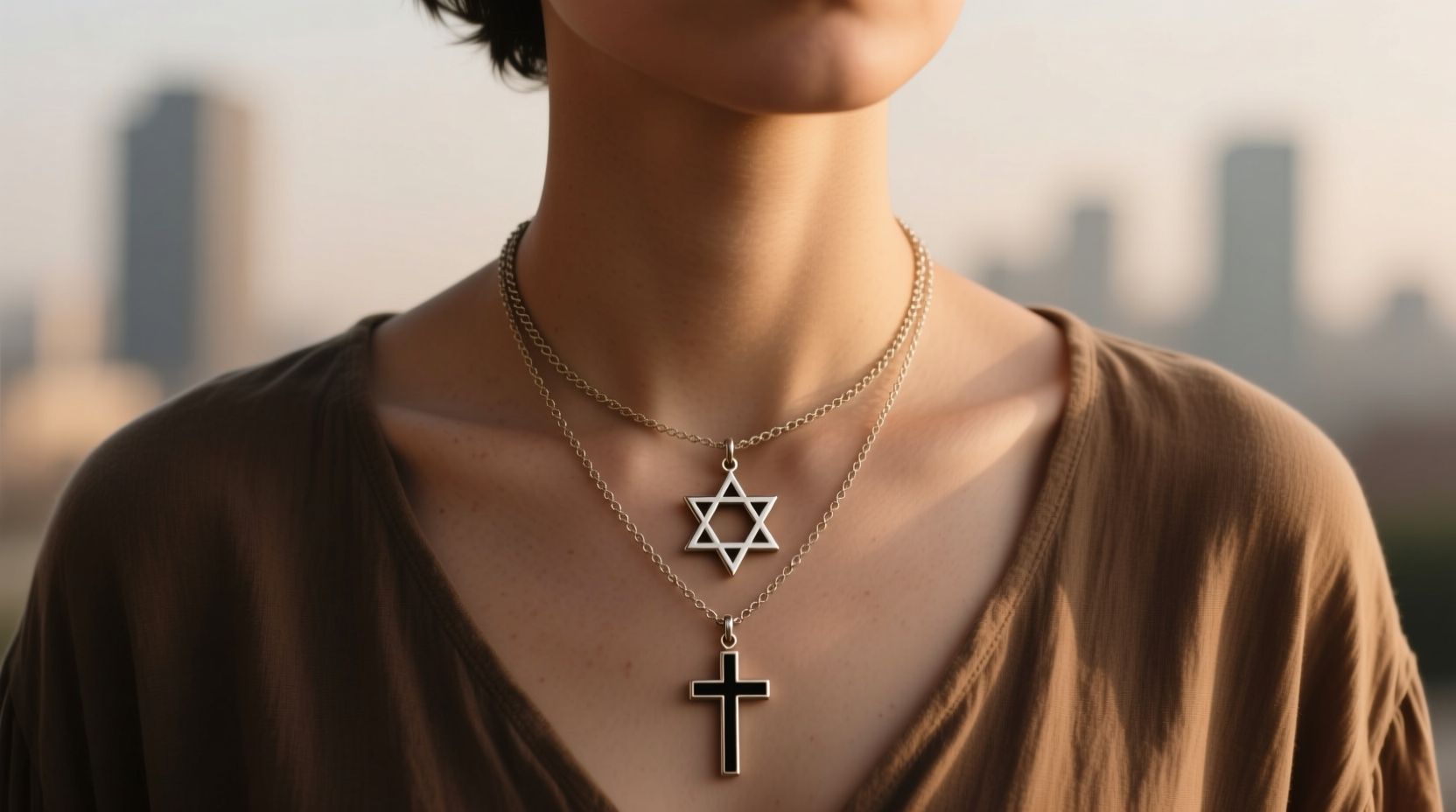 star of david or cross necklace can i rock both without causing a stir