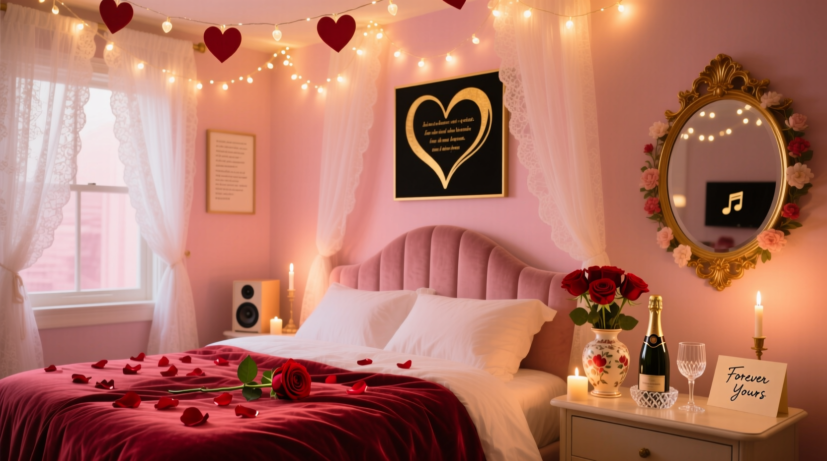 How to Decorate a Romantic Bedroom for Valentine's Day