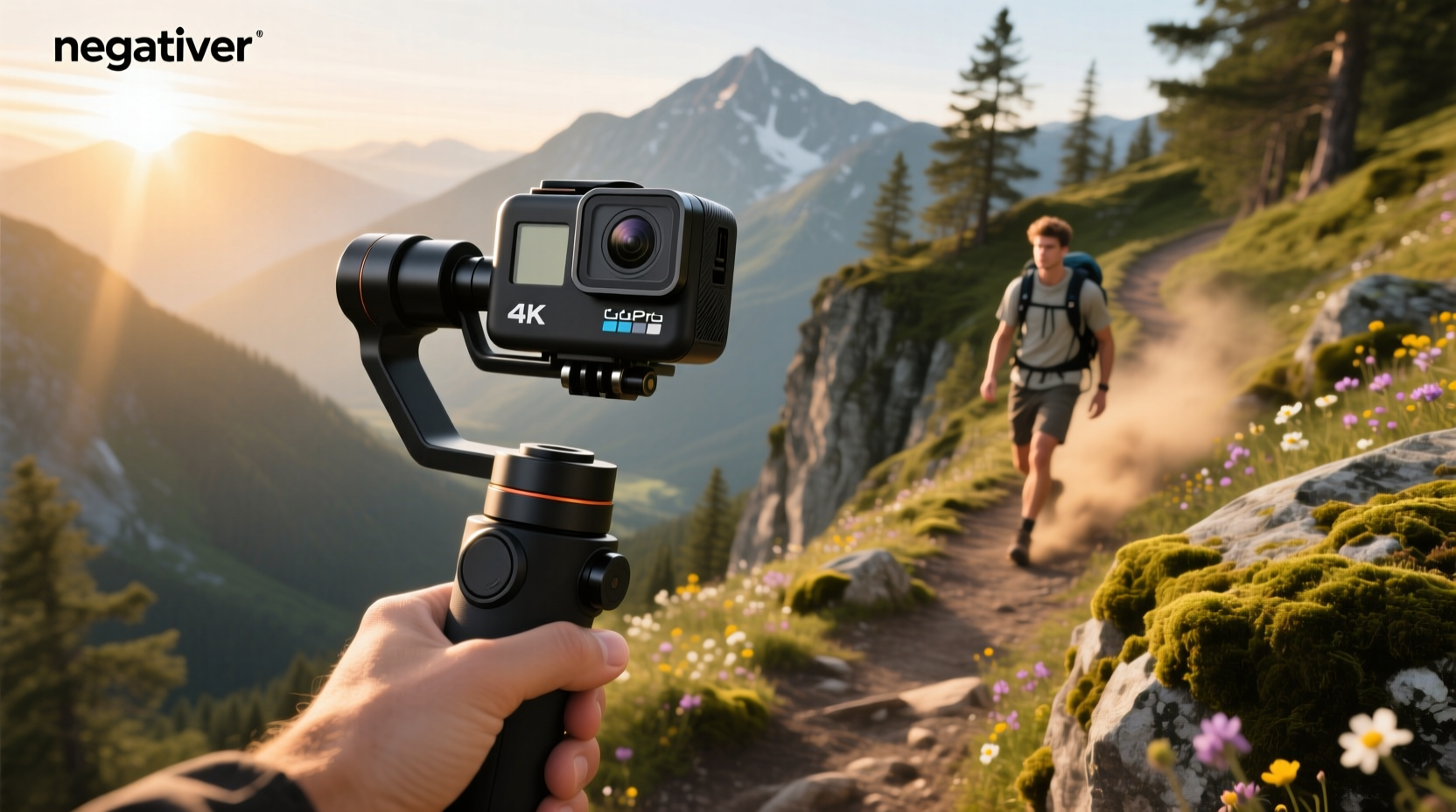 4k action camera with gimbal integrated vs external guide