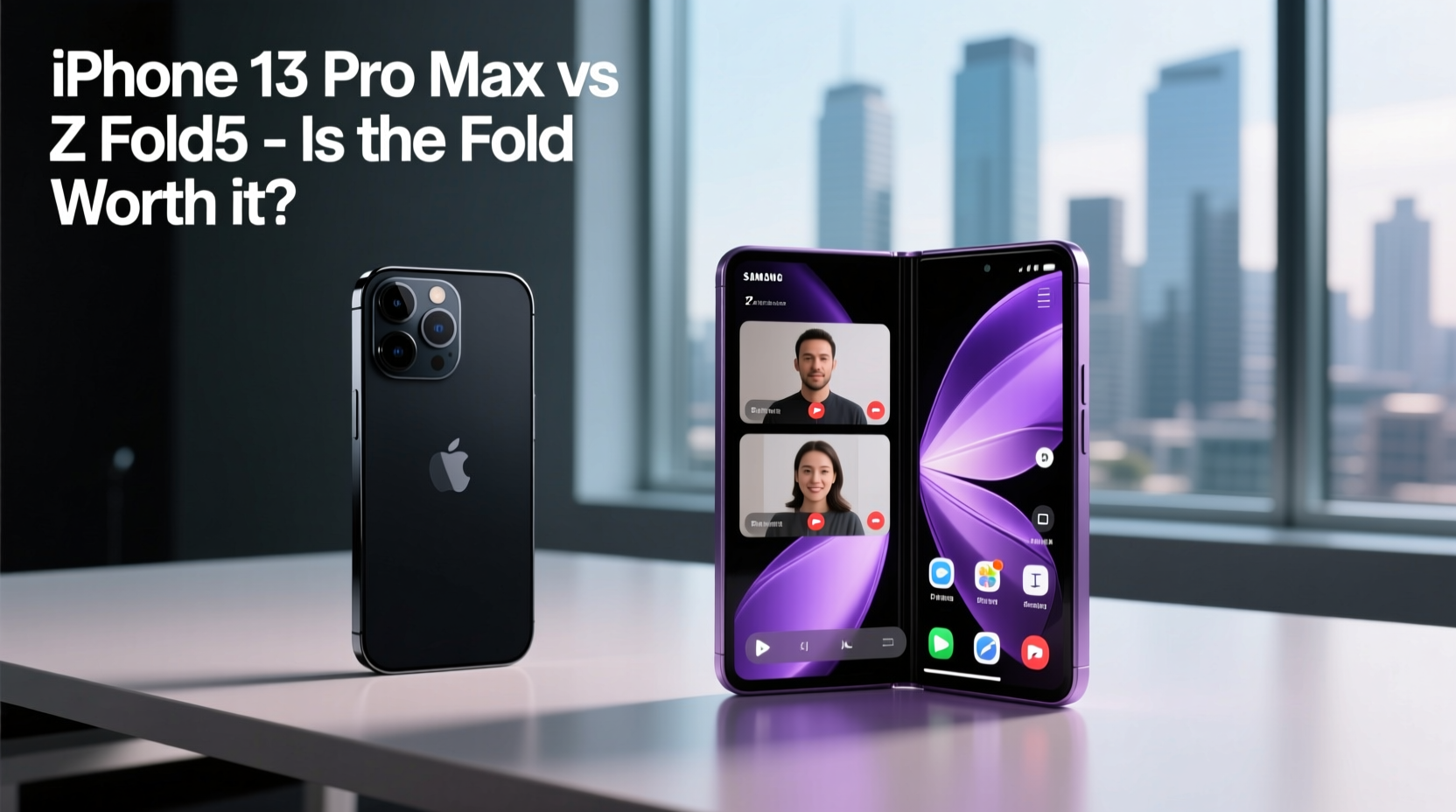 switching from iphone 13 pro max to z fold 5 is the folding screen worth it