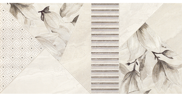 Hasin Flexible Grey Natural Stone Wall Tiles Indoor  Decorative  300x600mm  3D Tiles For Wall Flower Ceramic Tile