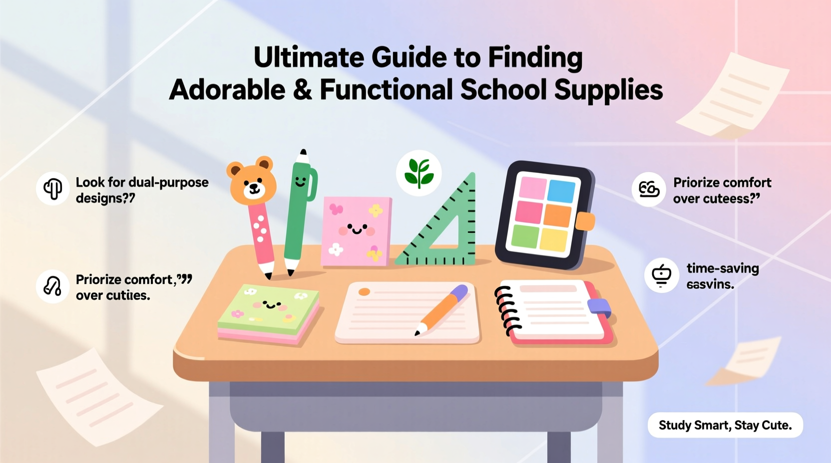 ultimate guide to finding adorable and functional school supplies for effective studying