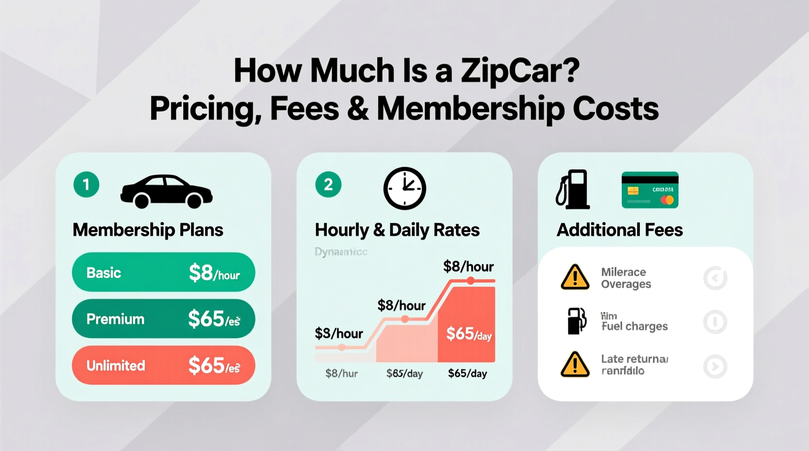 how much is a zip car