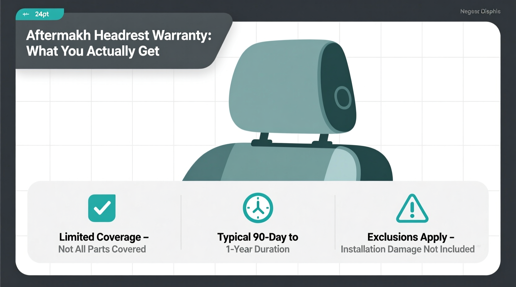 aftermarket headrest warranty