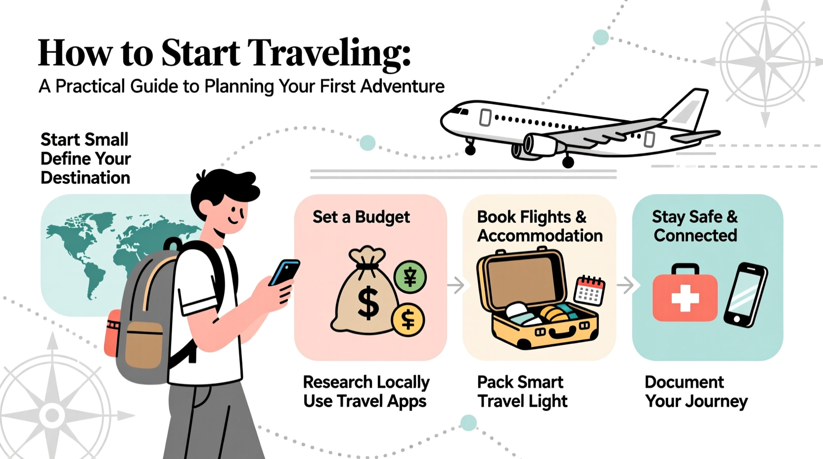 how to start travelling a practical guide to planning your first adventure