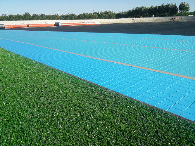 Football Field Artificial Grass Accessories 10mm Foam Turf Shock Pad