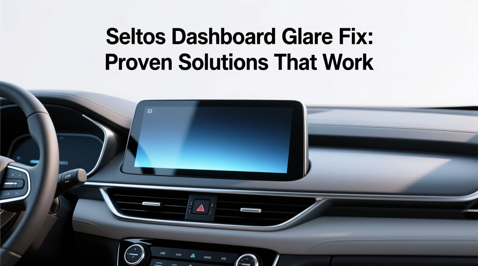 Seltos Dashboard Glare Fix: Proven Solutions That Work