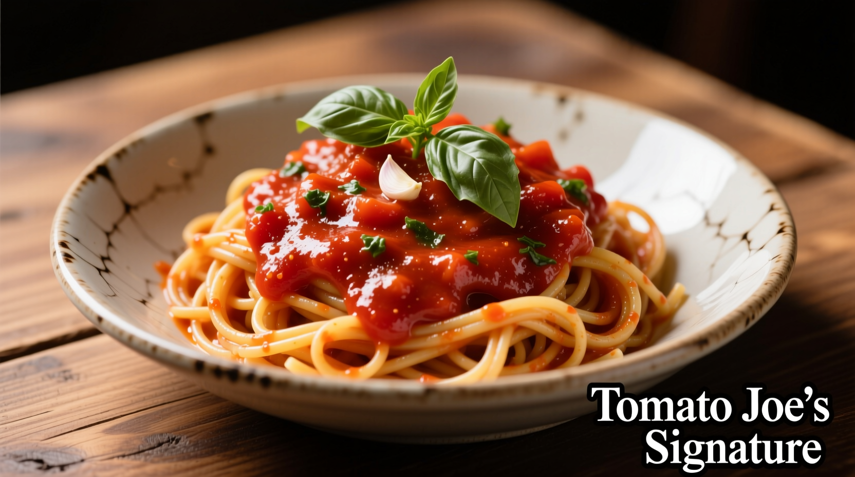 Tomato Joe's signature pasta dish with house-made tomato sauce