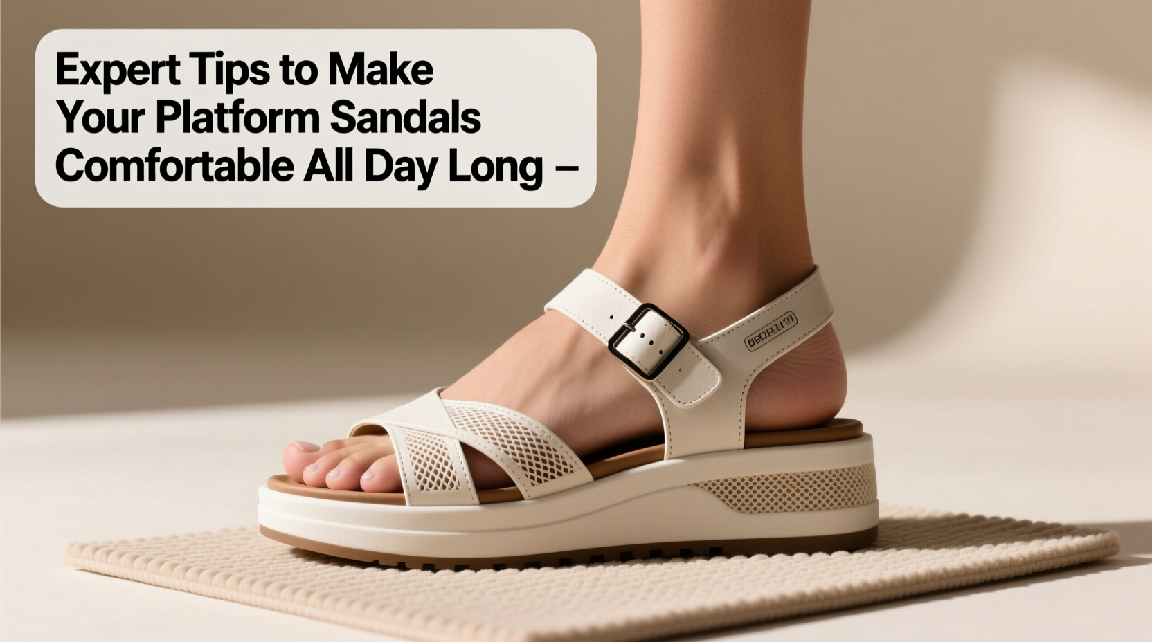 expert tips to make your platform sandals comfortable all day long