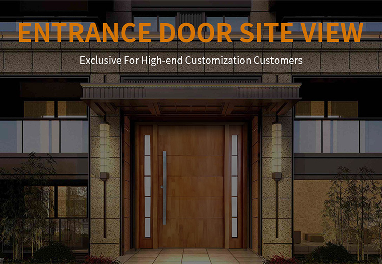 Entry wood main wooden hotel room apartment door entrance doors