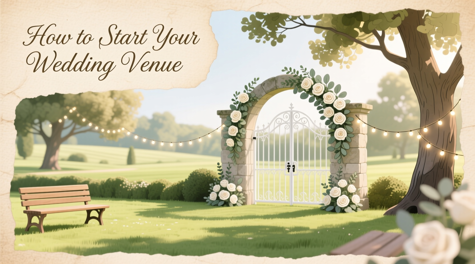 how to start wedding venue