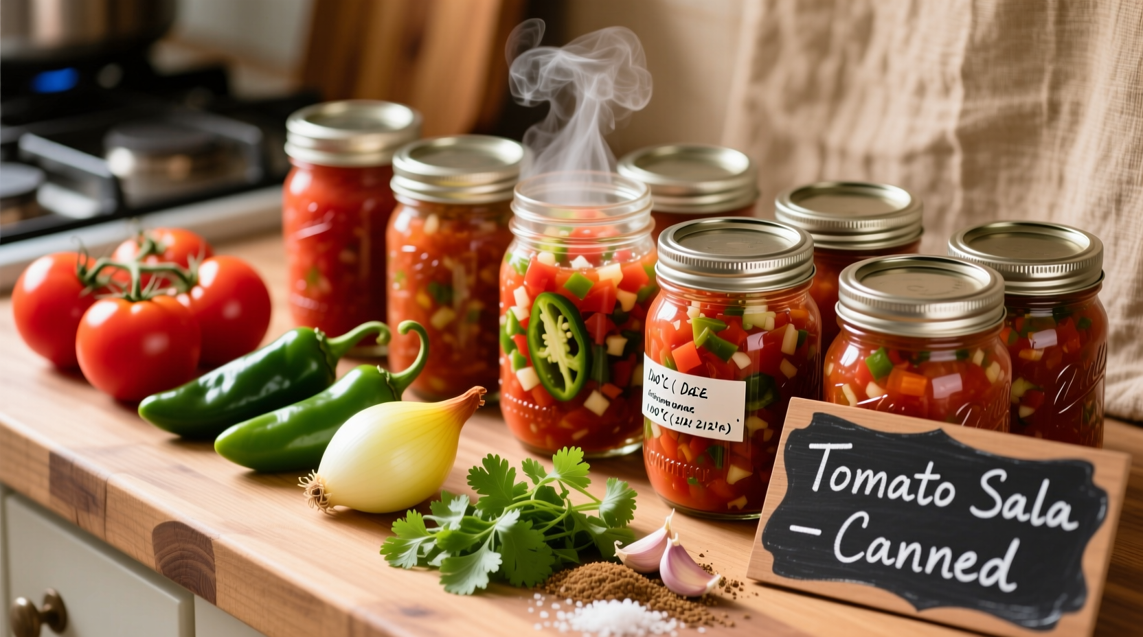 Safe Canning Tomato Salsa Recipe: USDA-Tested Formula