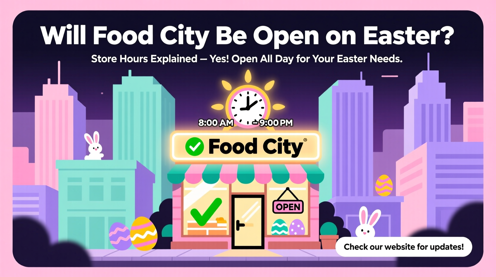 will food city be open on easter
