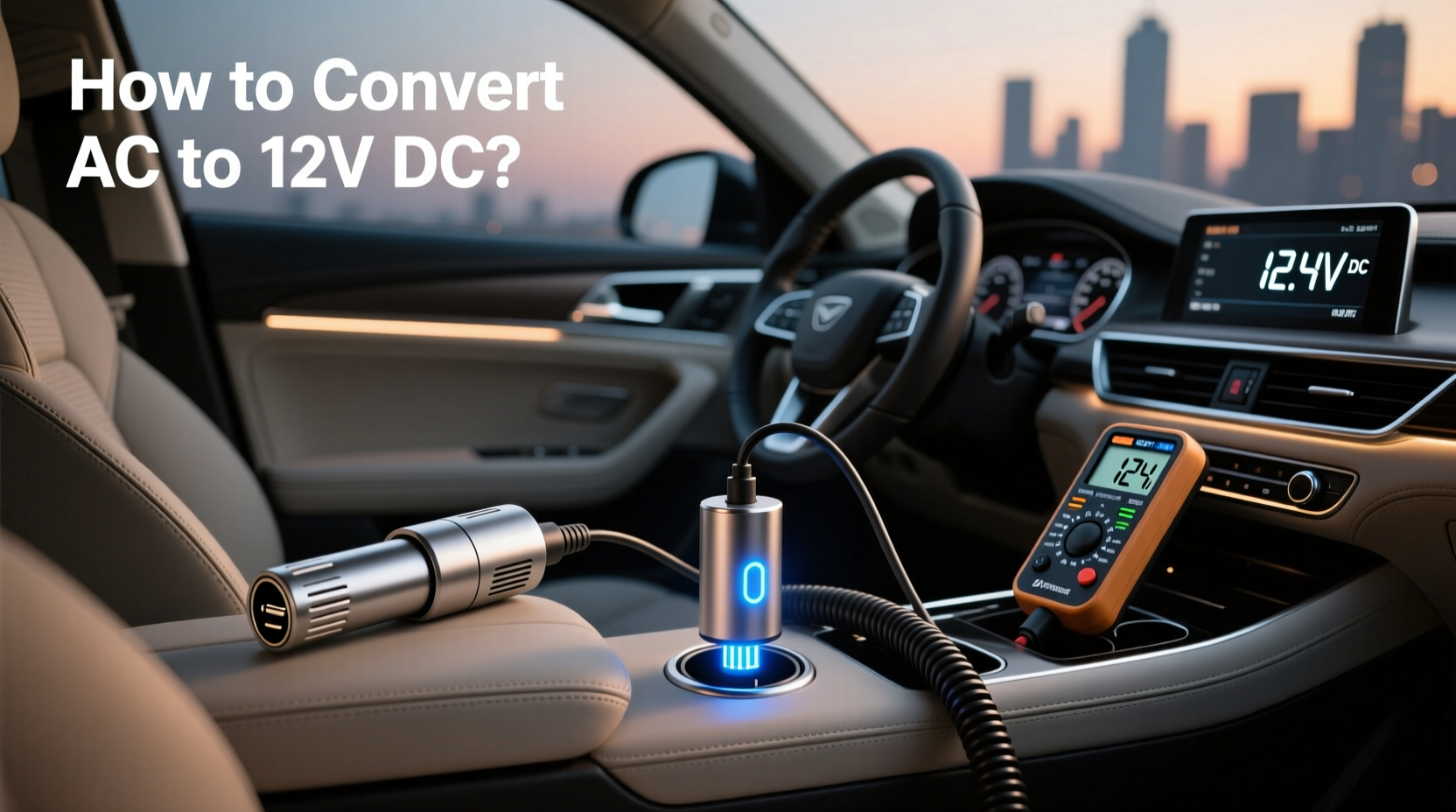 How to Choose Power Adapter for Car Vacuum Cleaner, How to Convert AC to 12V DC?