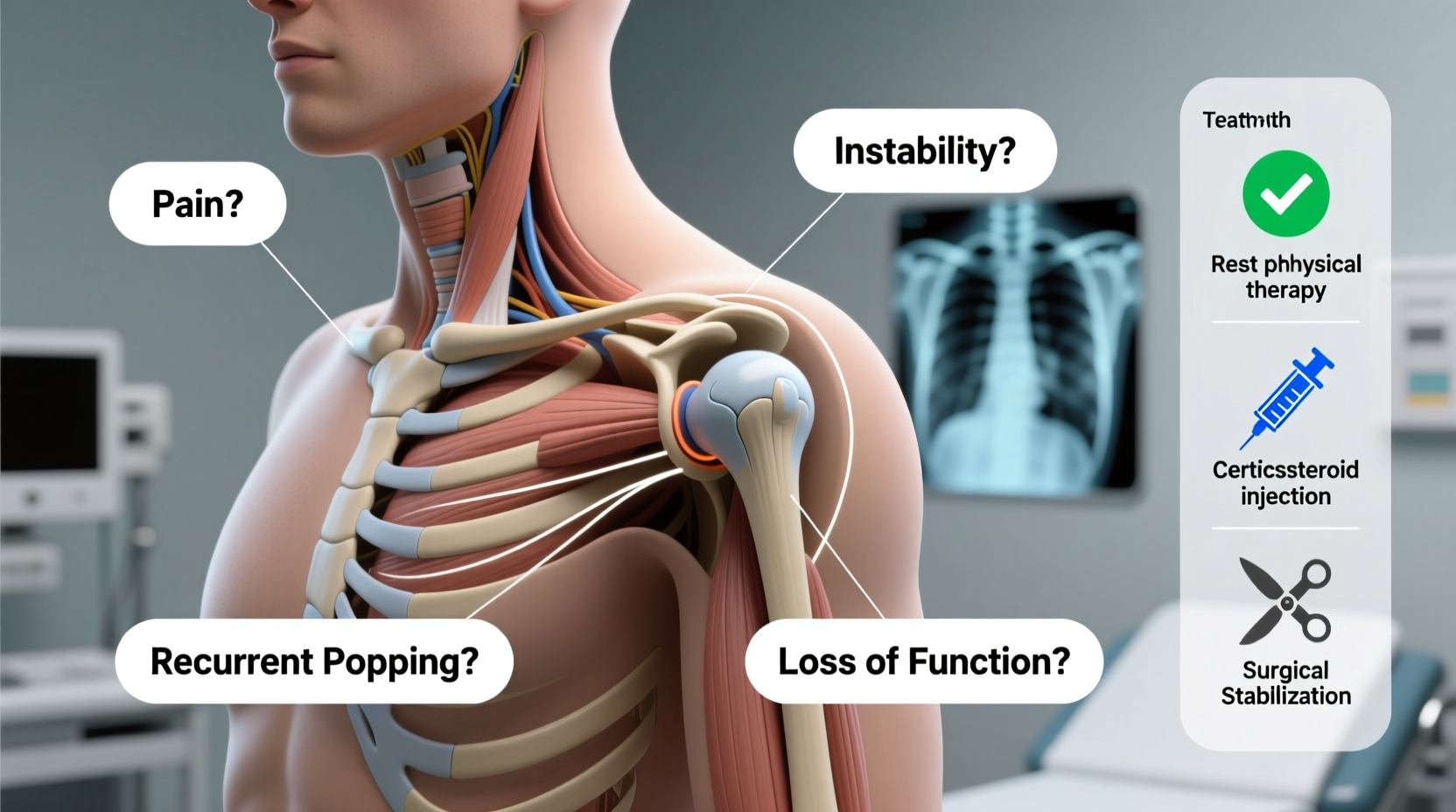 shoulder popping causes when to worry and treatment