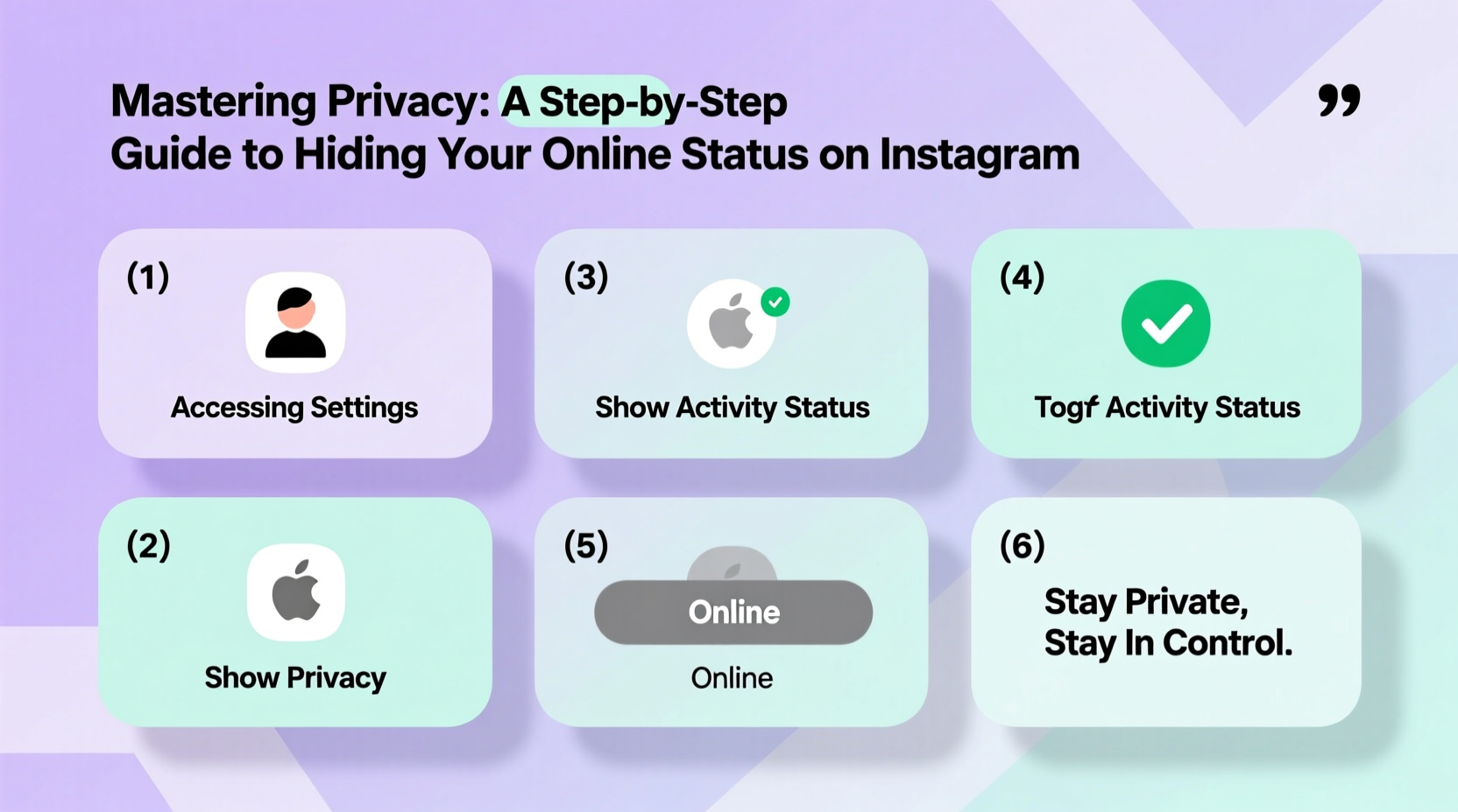 mastering privacy a step by step guide to hiding your online status on instagram