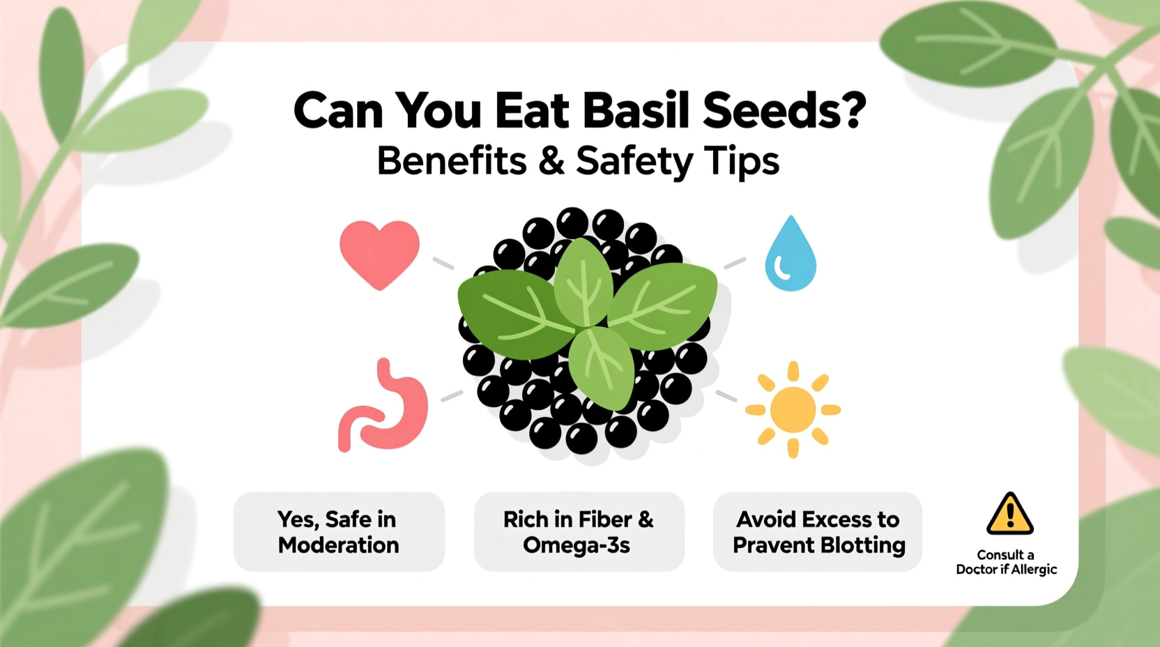 can you eat basil seeds