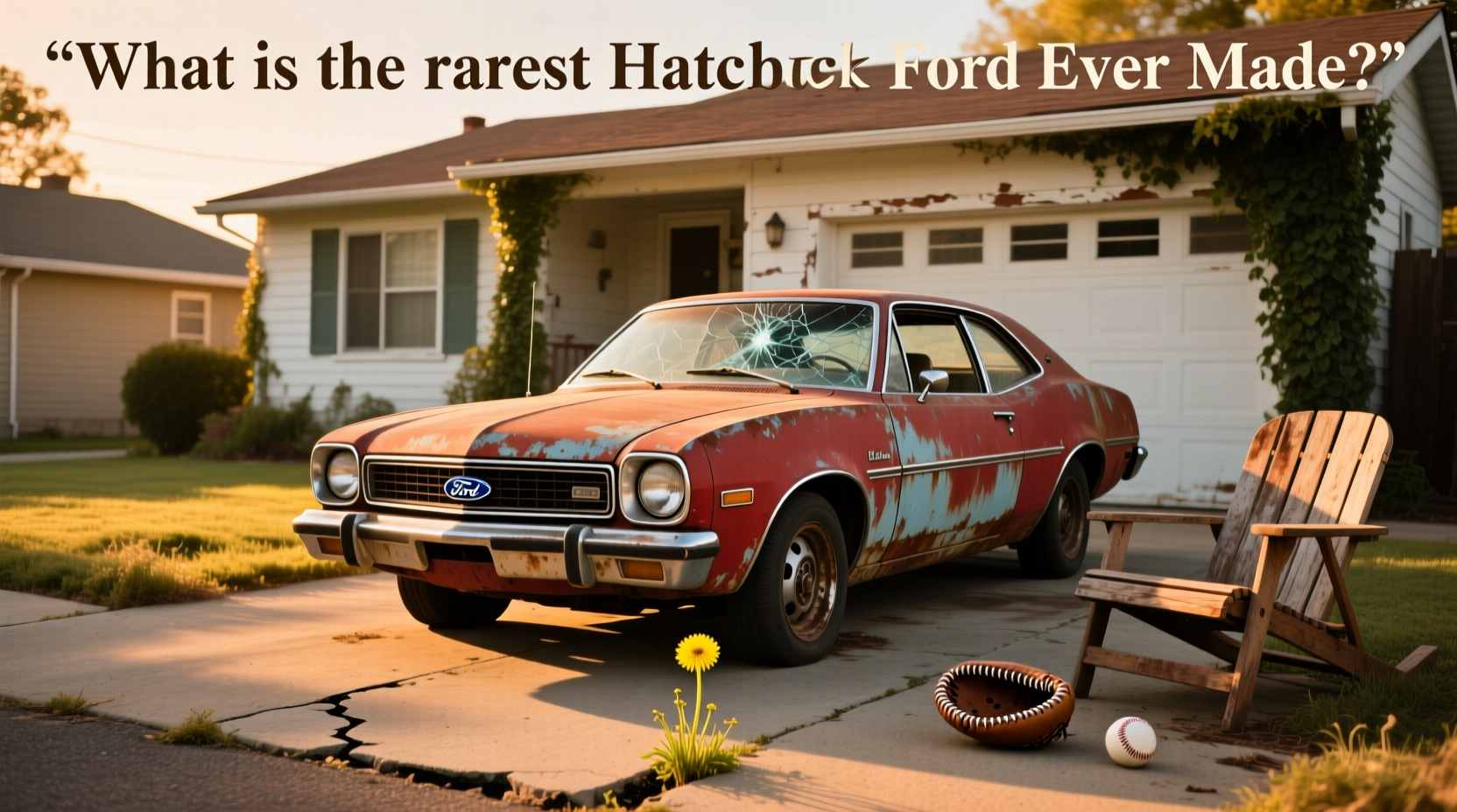 1971 Ford Pinto hatchback with small rear window