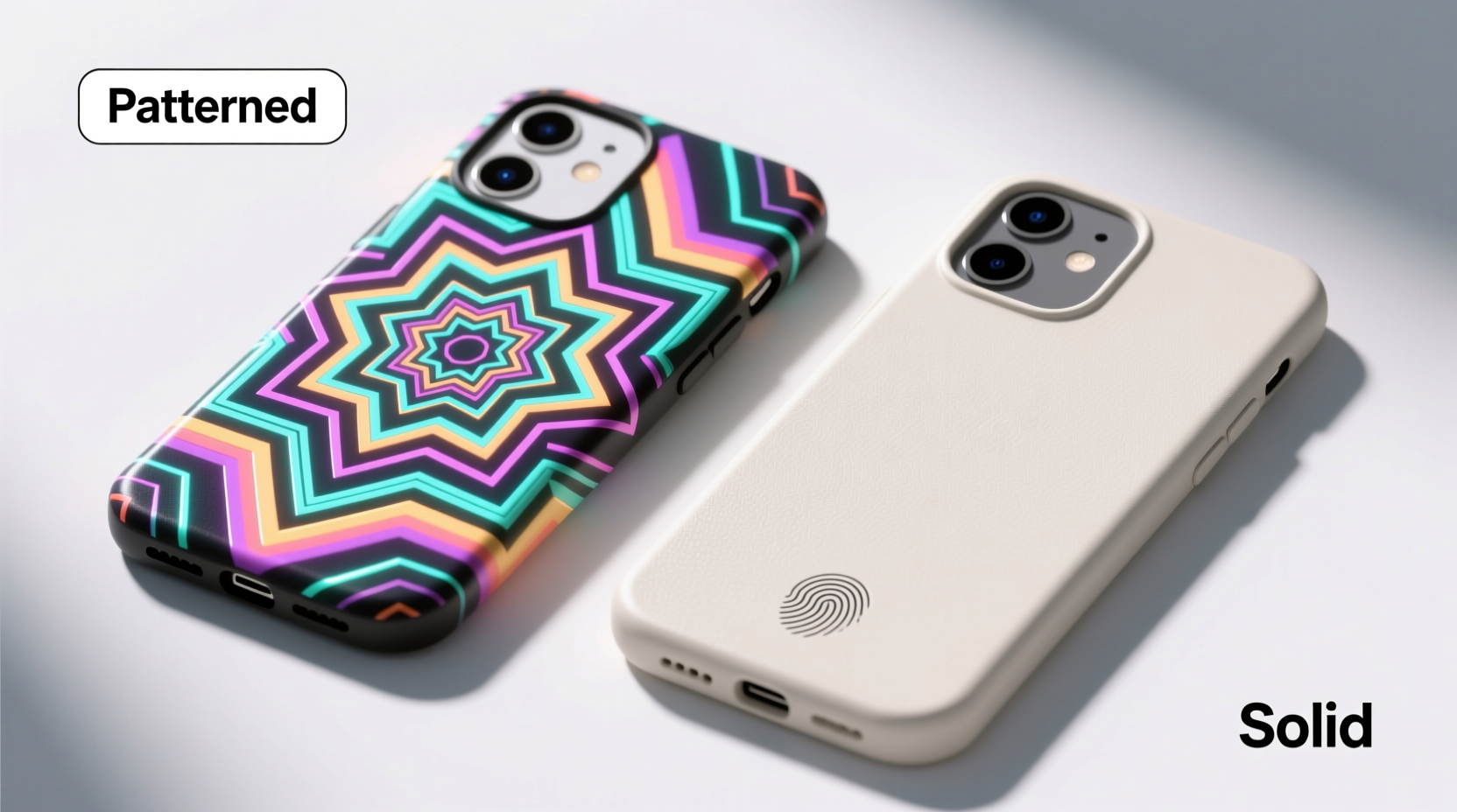 patterned vs solid phone case is the extra design worth it or just a gimmick