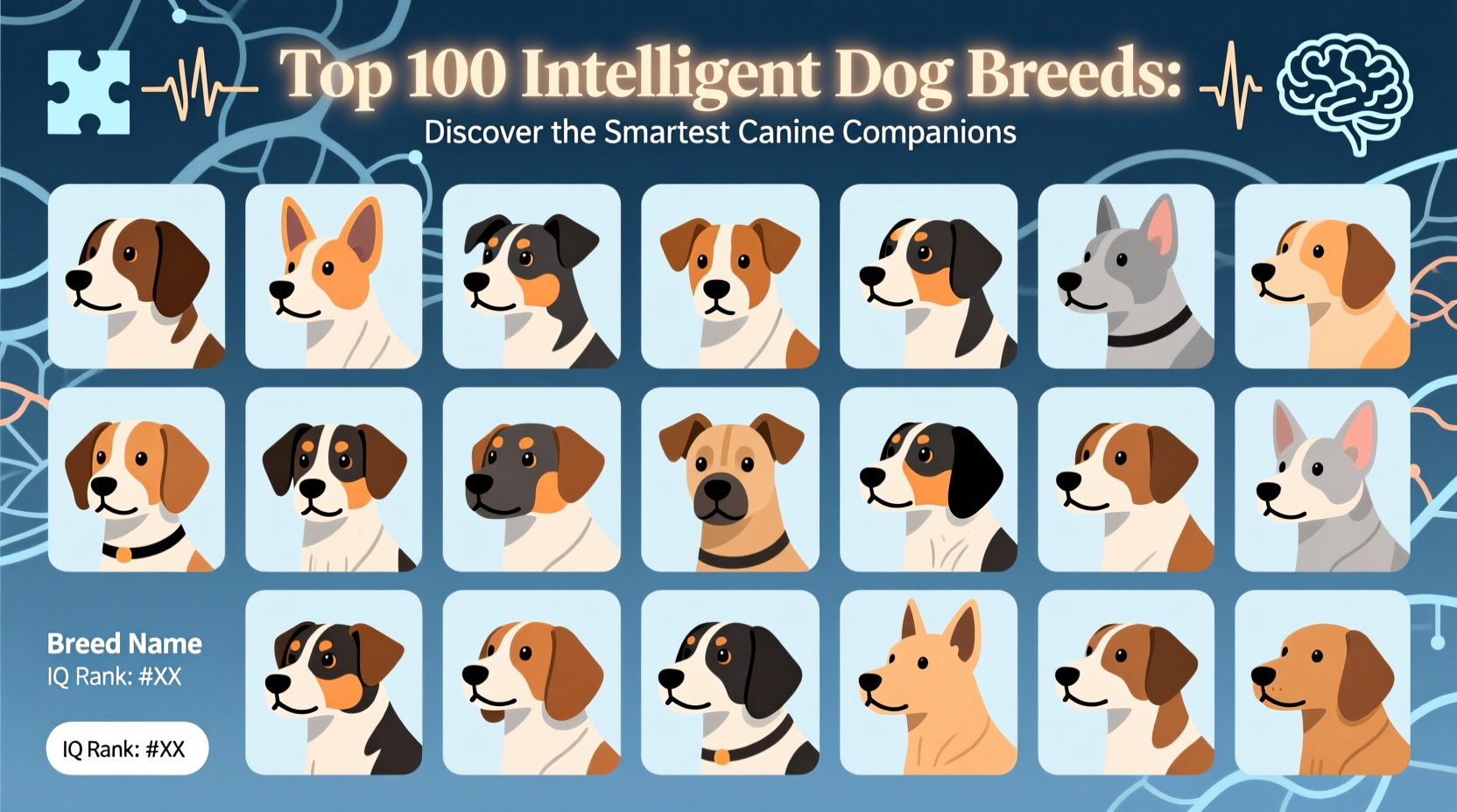 top 100 intelligent dog breeds discover the smartest canine companions
