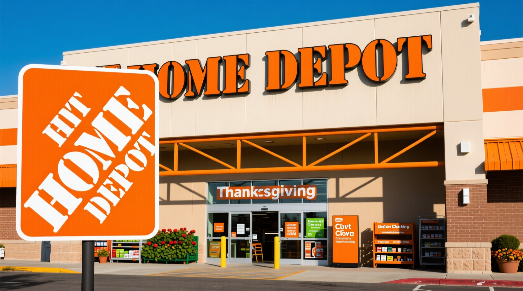 is home depot open today on thanksgiving