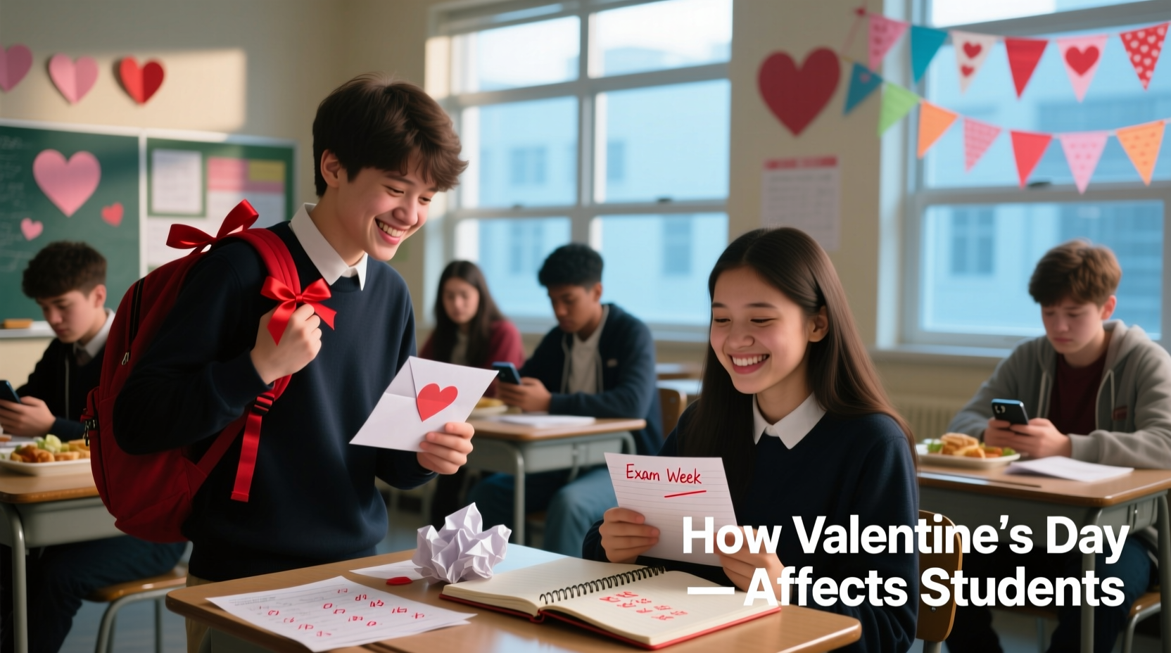 how does valentines day affect students