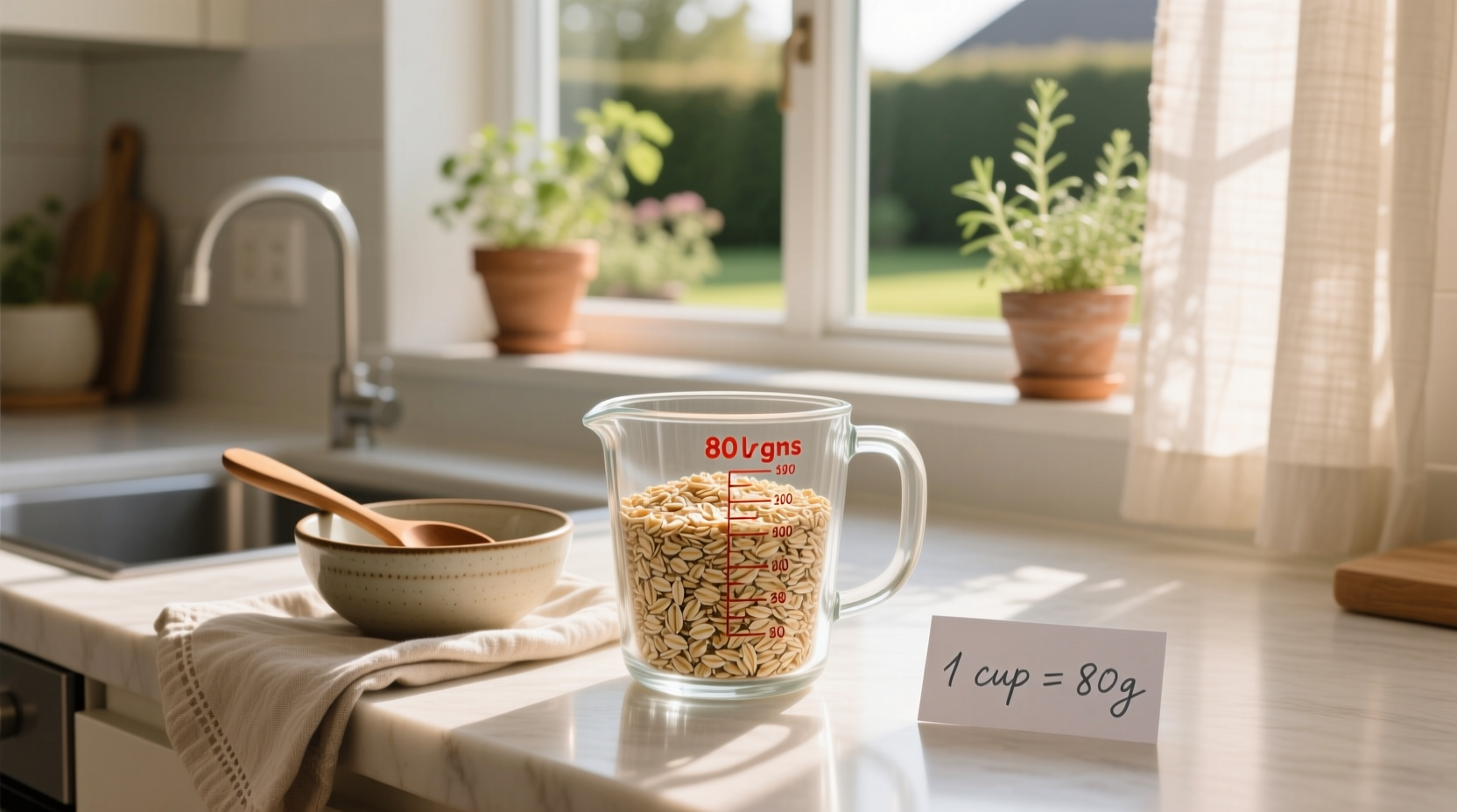 1 cup rolled oats in grams quick conversion guide