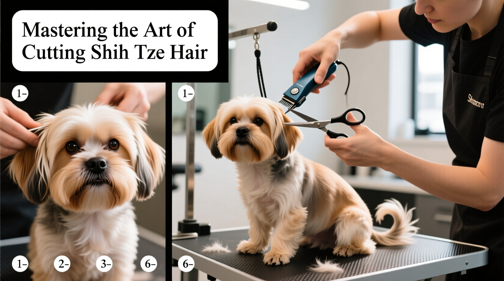 mastering the art of cutting shih tzu hair a step by step grooming guide for beginners