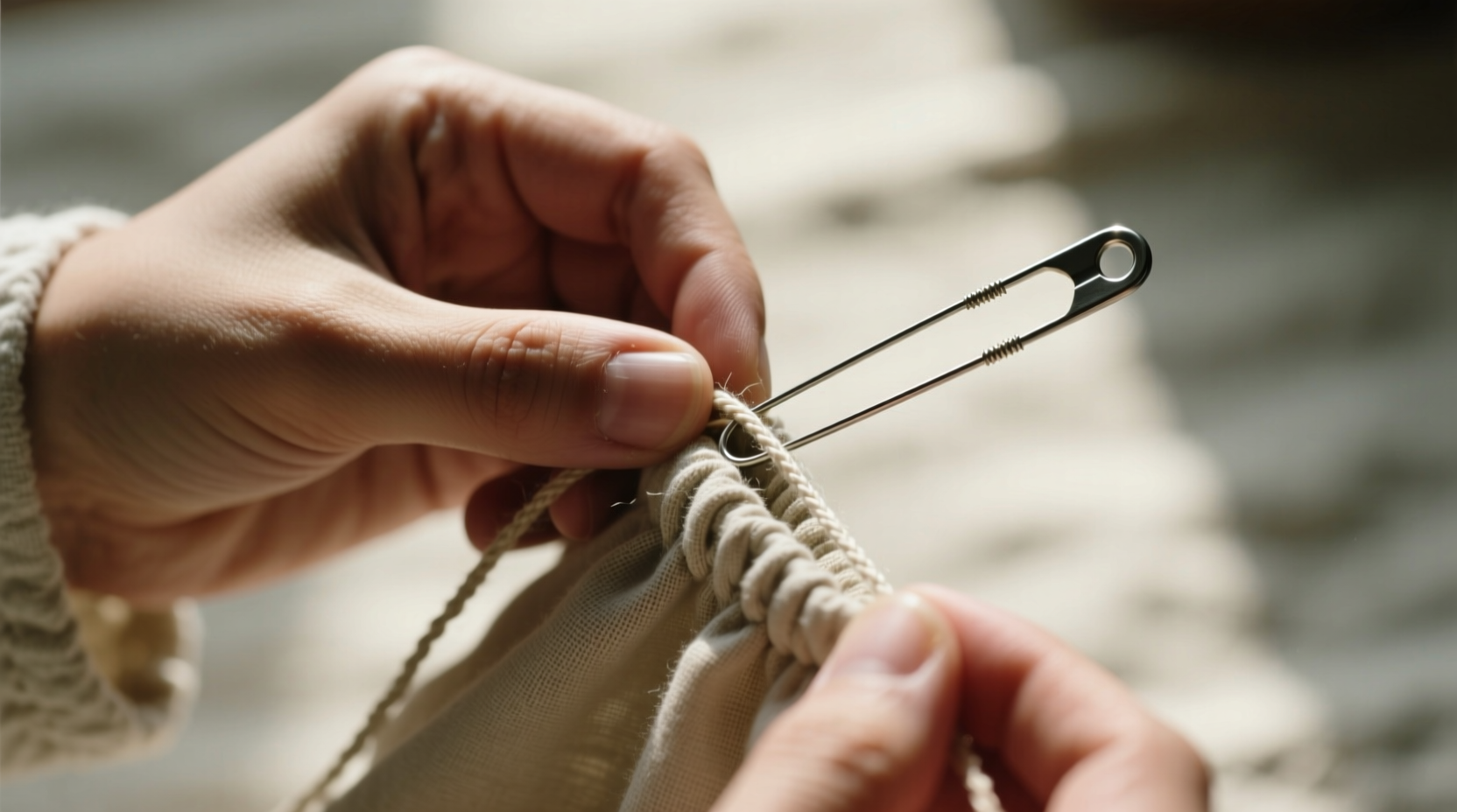 how to fix a drawstring in under two minutes