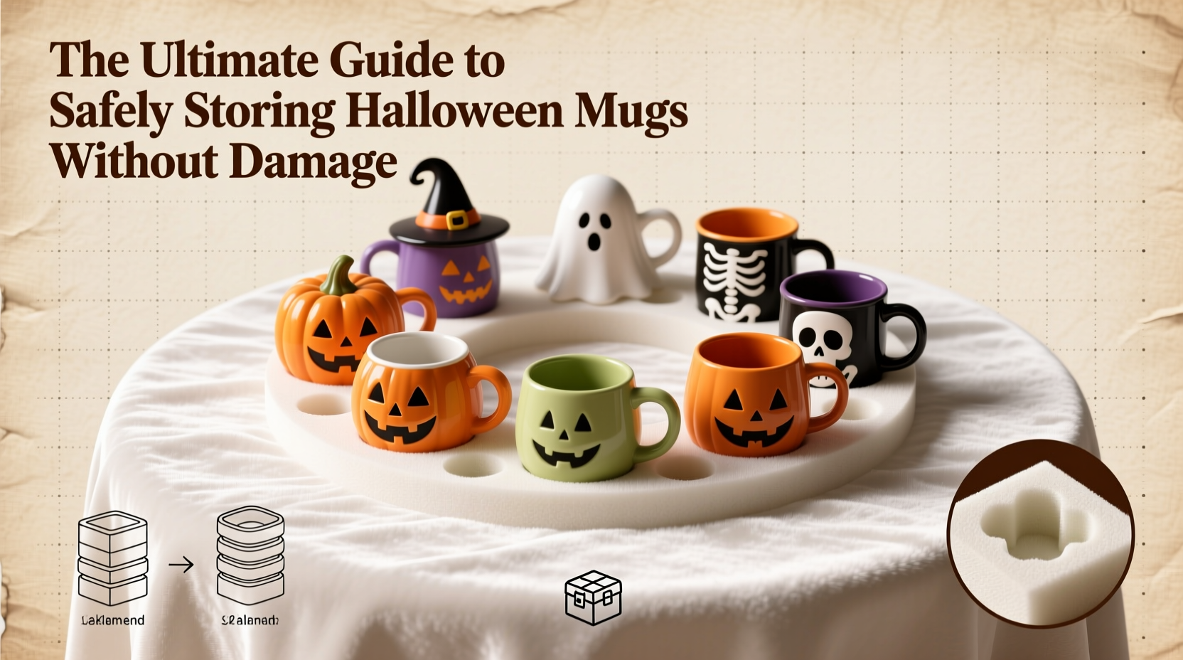 the ultimate guide to safely storing halloween mugs without damage