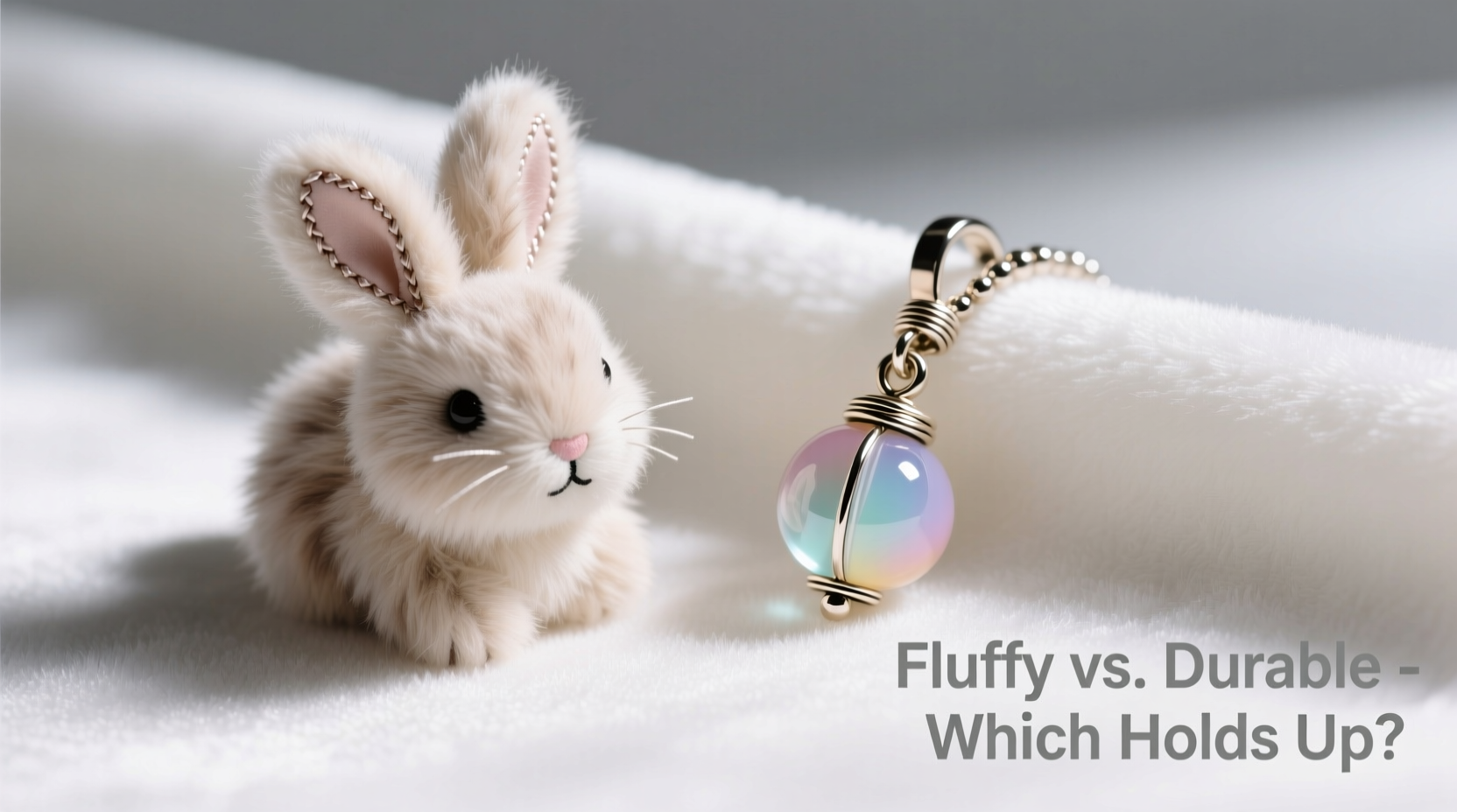 rex rabbit fur charm vs beaded charm are the fluffy ones worth it or will they fall apart