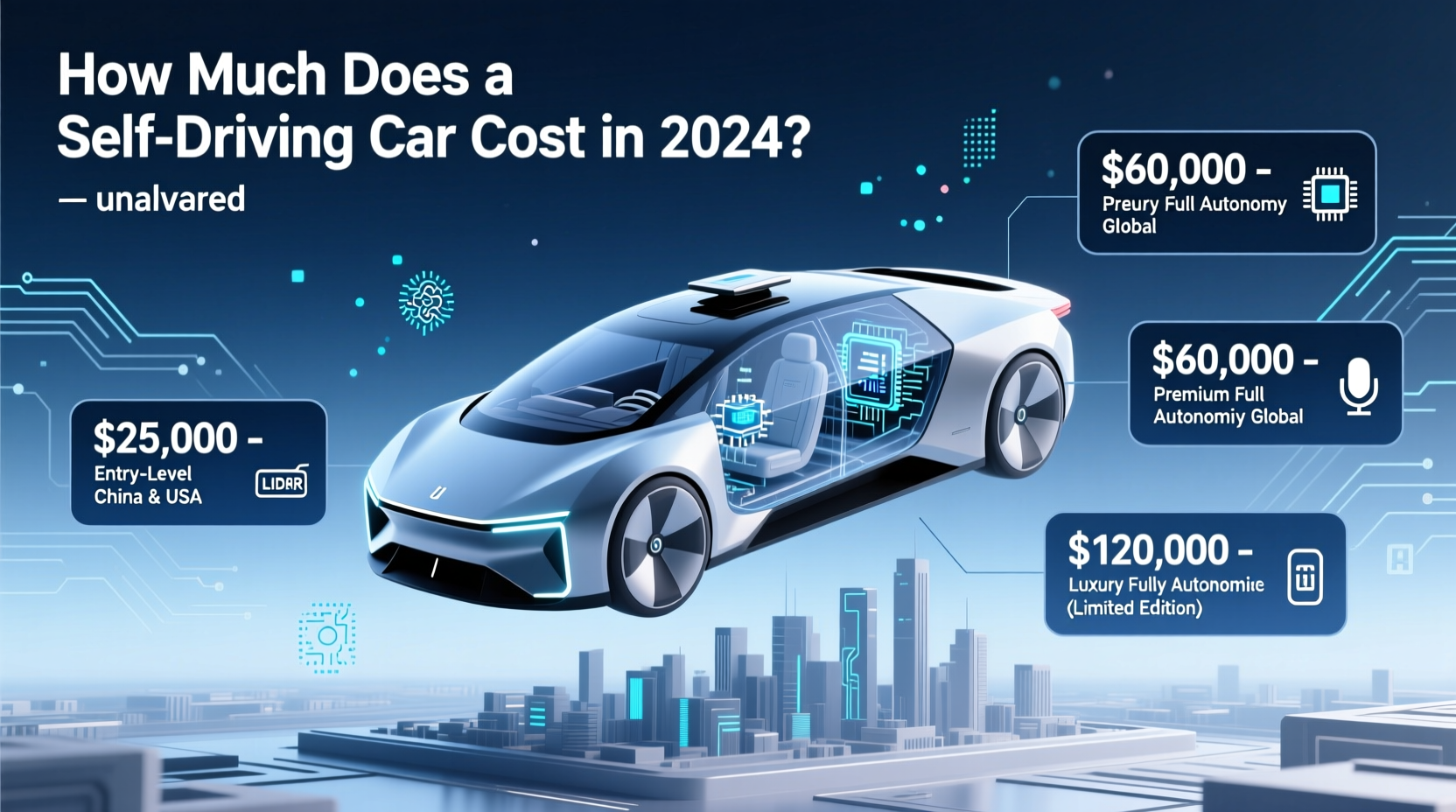how much does a self driving car cost