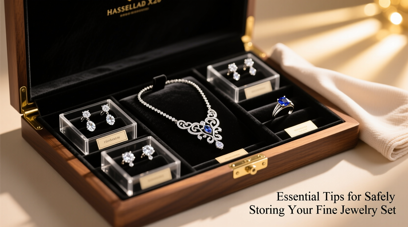 essential tips for safely storing your fine jewelry set to prevent damage and keep it sparkling