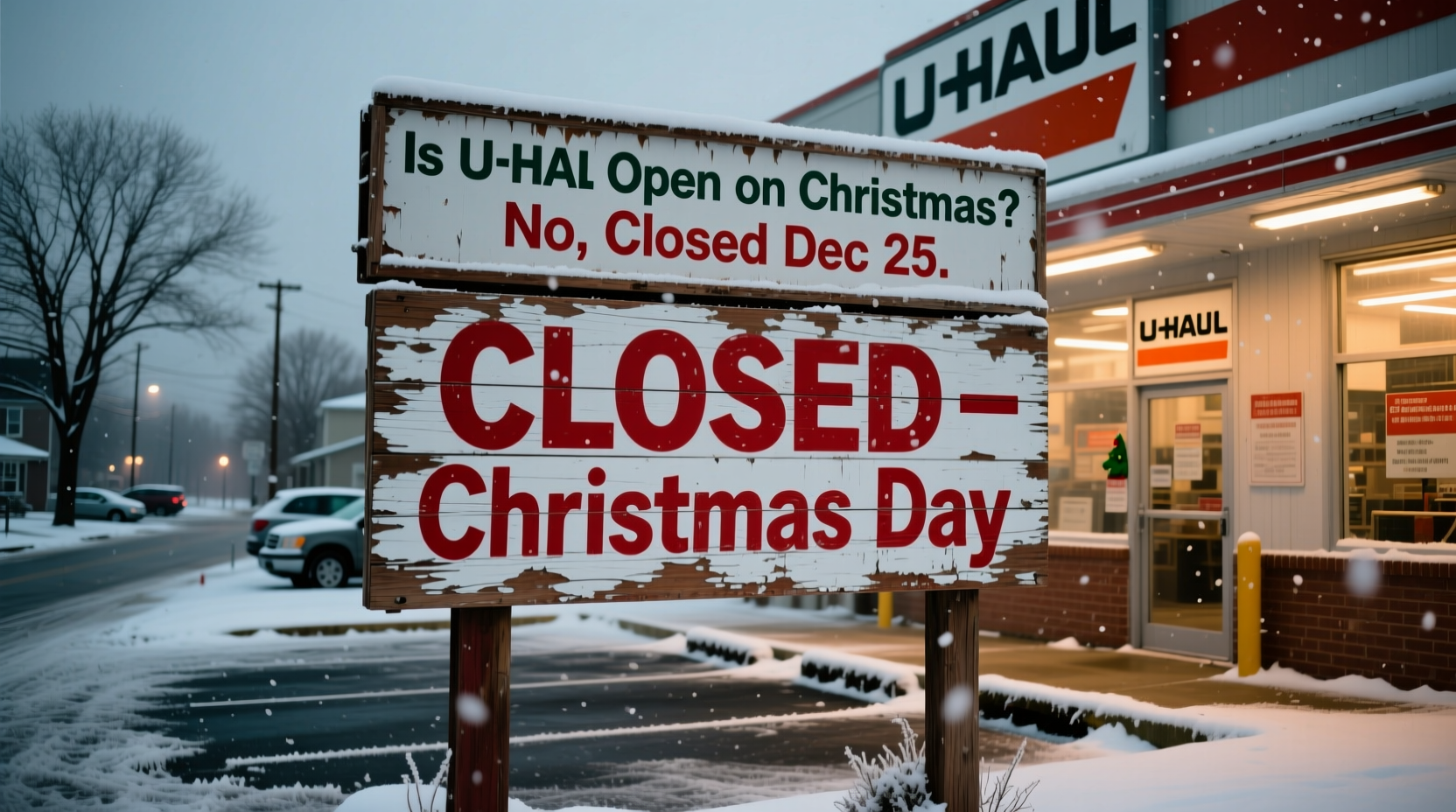 is uhaul open on christmas