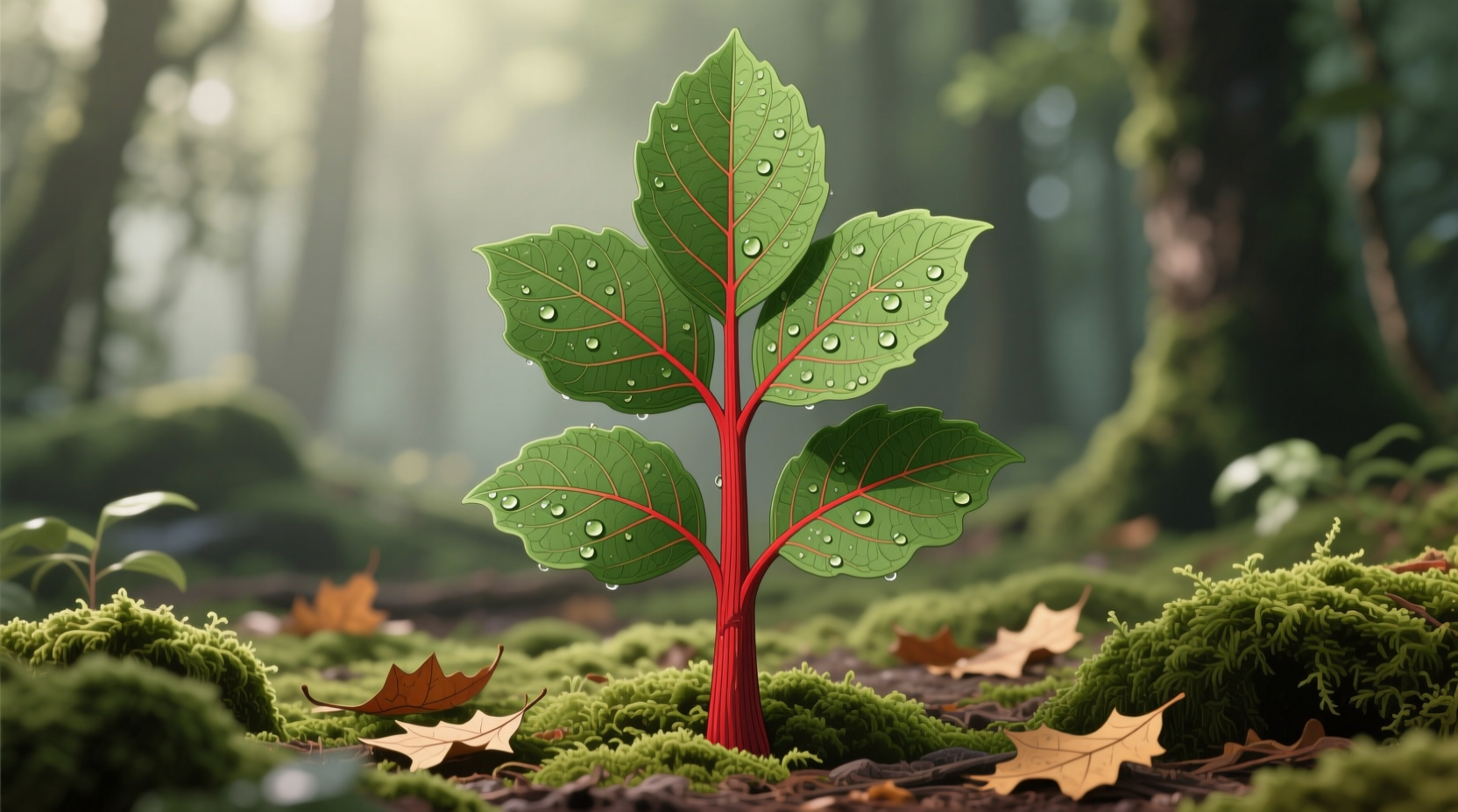 Green Leaf Plant with Red Stem: 12 Reliable Species & Care Guide