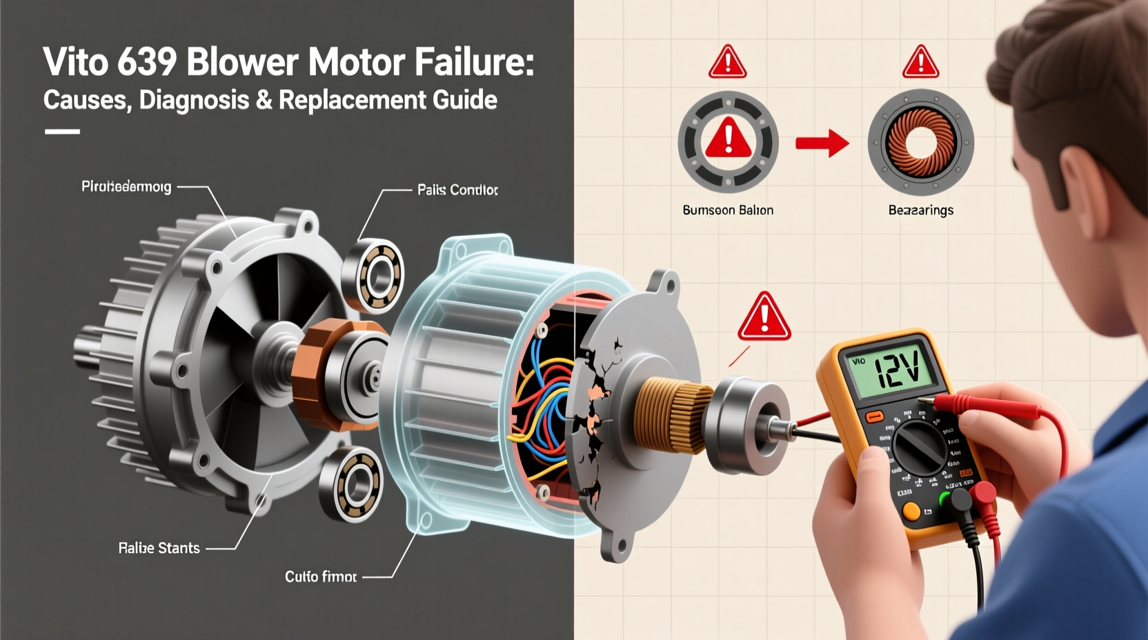vito 639 blower motor failure