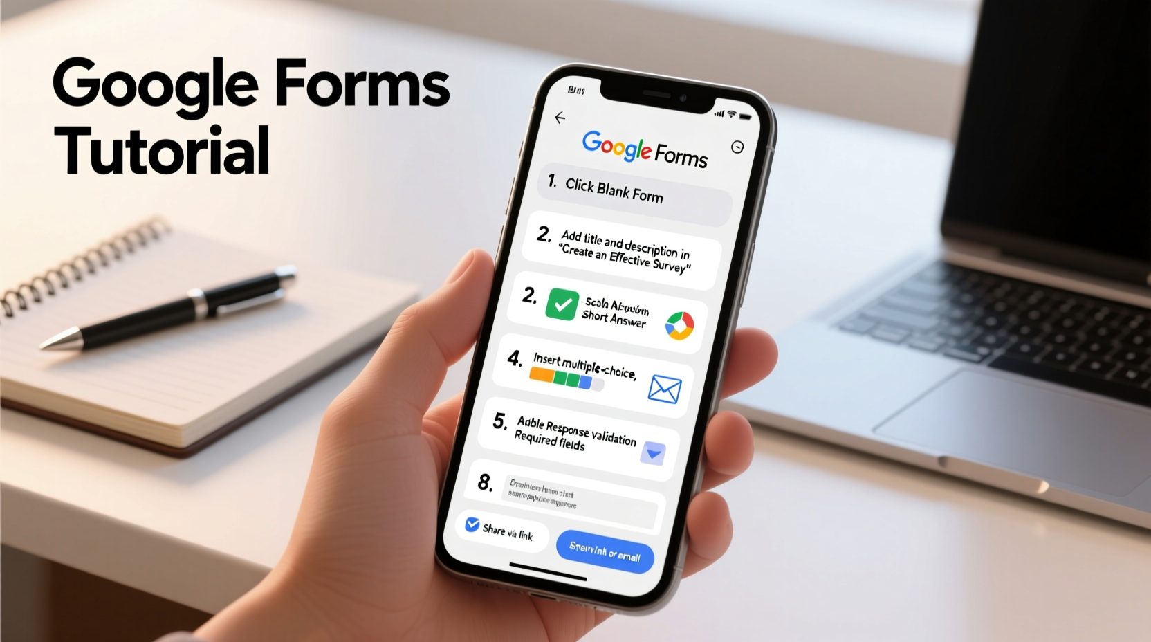 how to create an effective survey using google forms a step by step guide