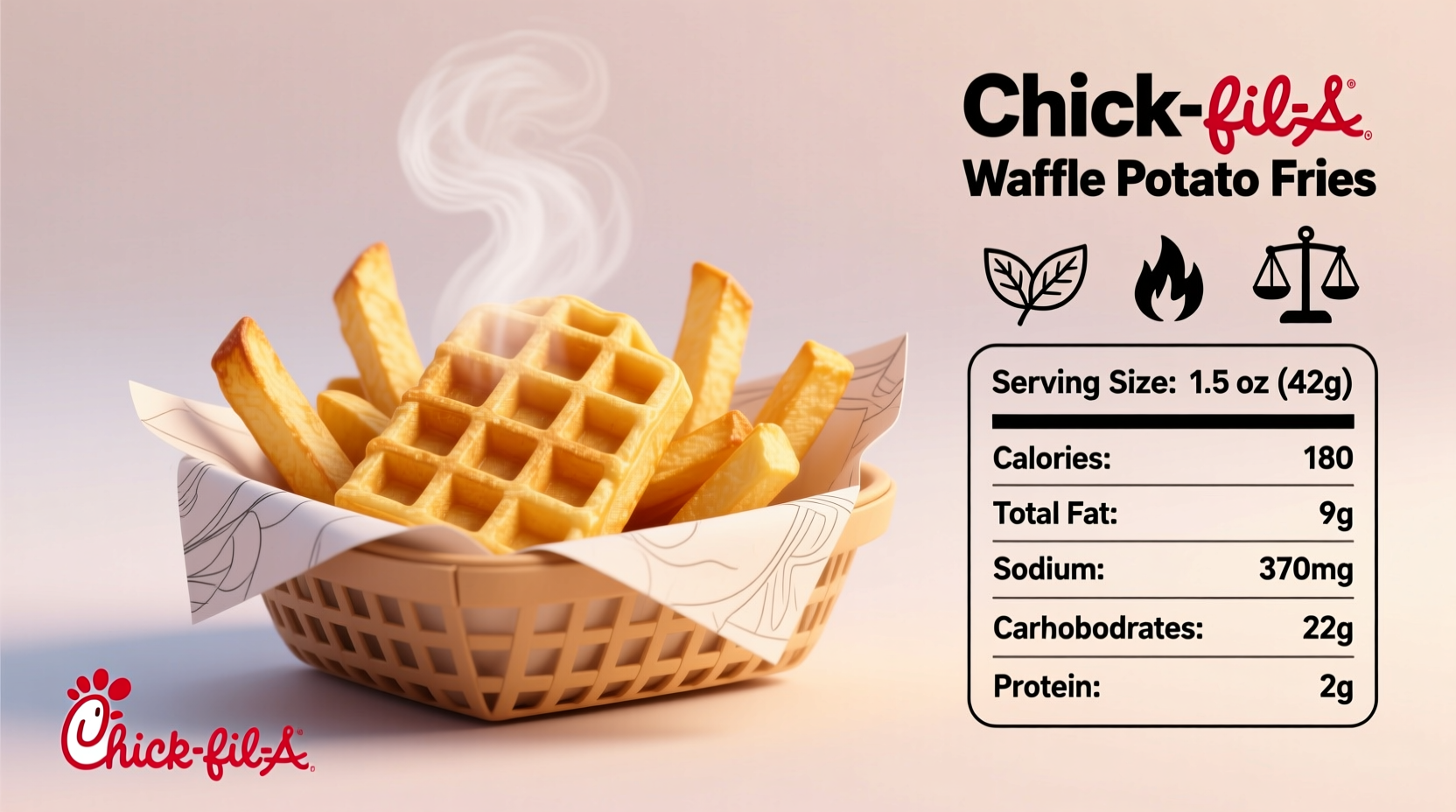 Chick-fil-A Waffle Potato Fries Nutrition Facts Revealed