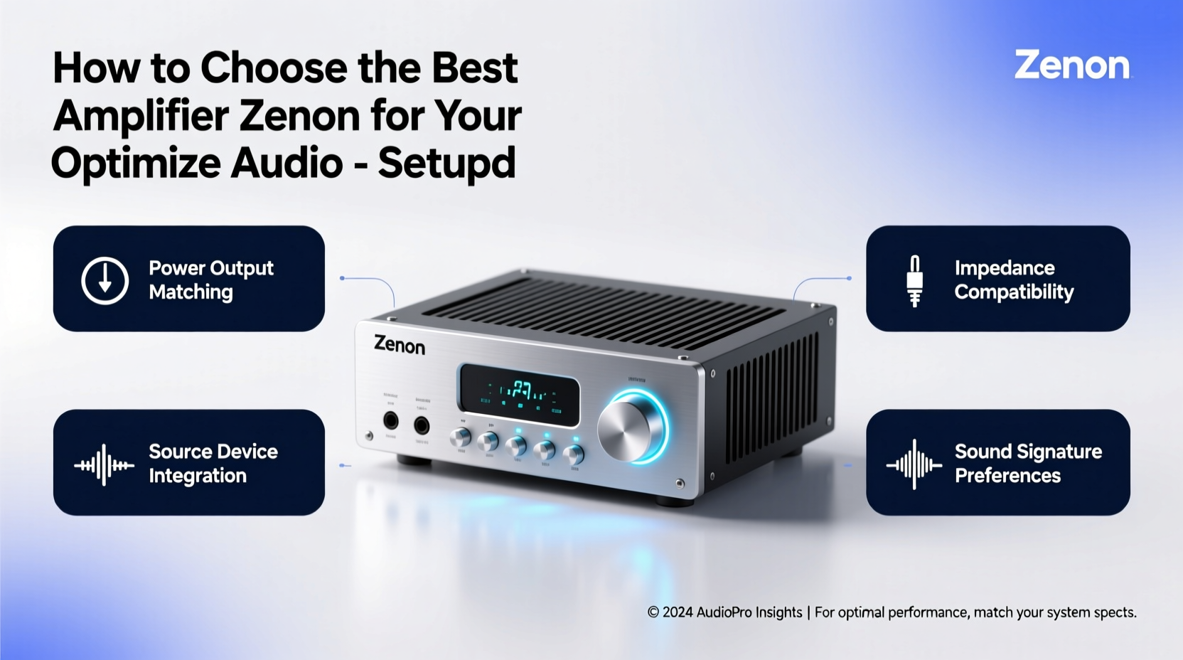 How to Choose the Best Amplifier Zenon for Your Audio Setup