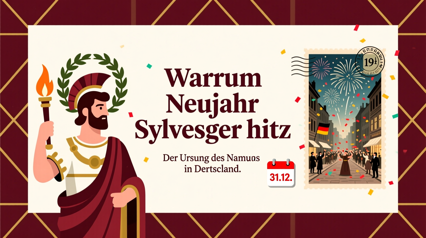 why is new year called sylvester in germany